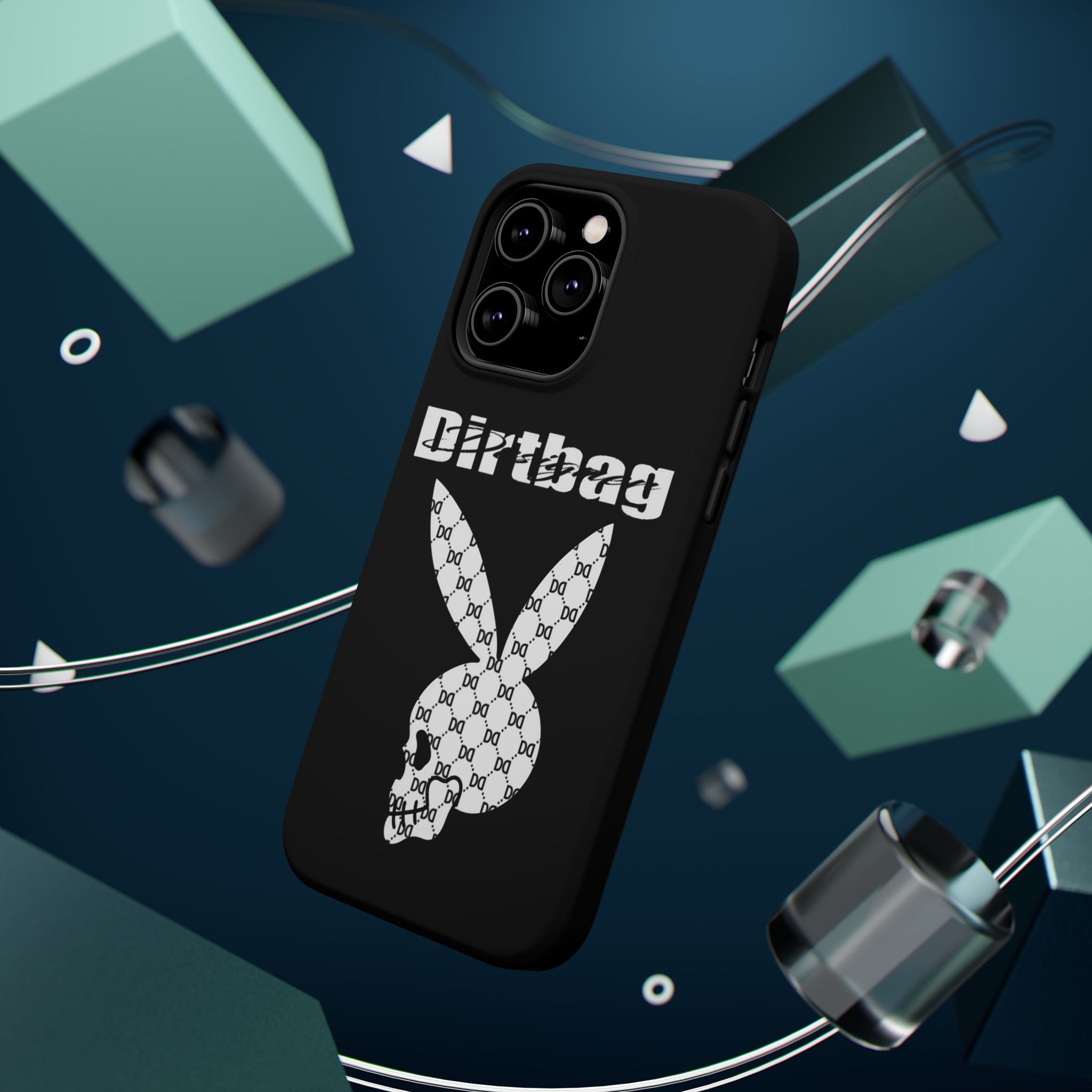 DD Monogram Bunny Skull Magnetic Phone Case