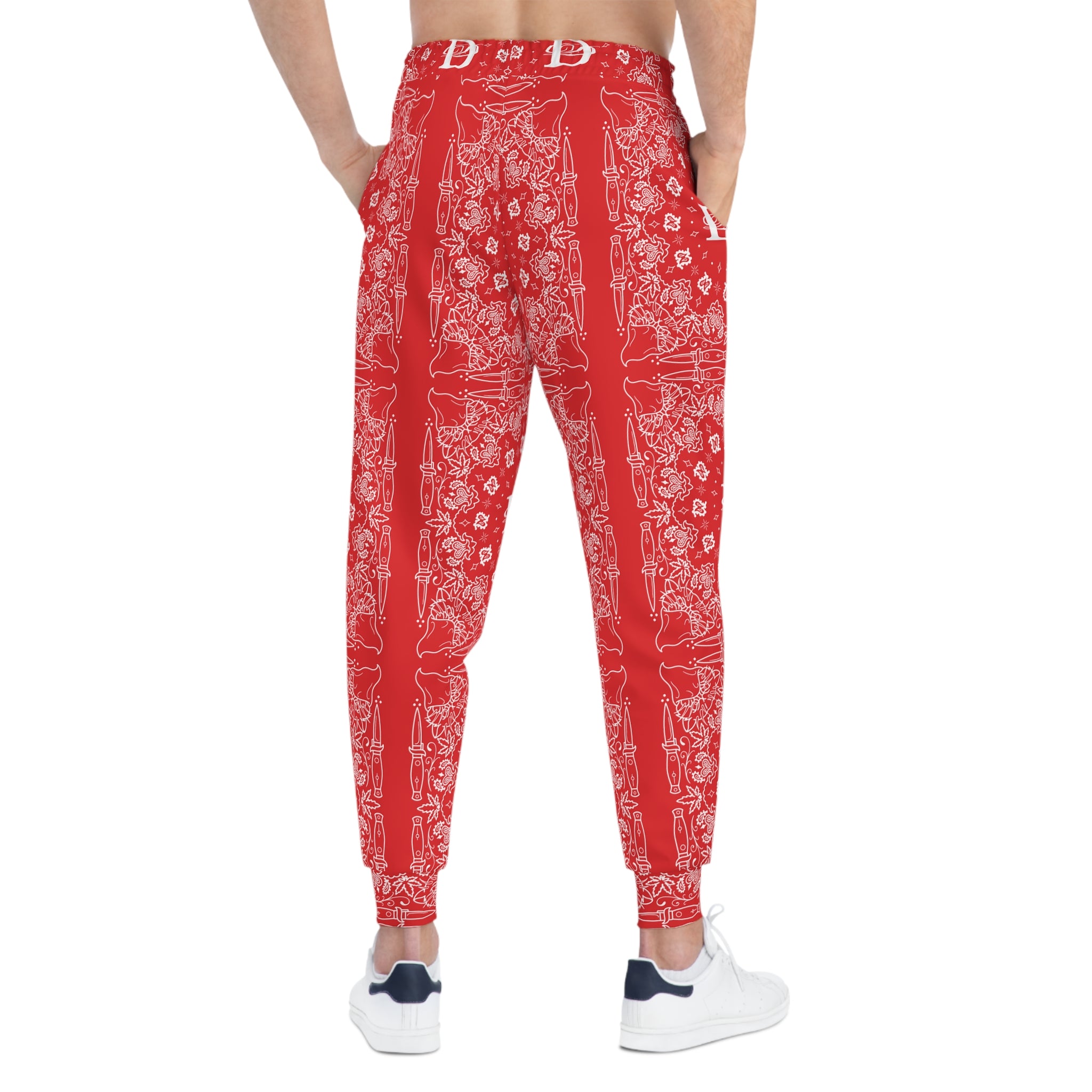DD Custom Bandana Print Joggers AOP