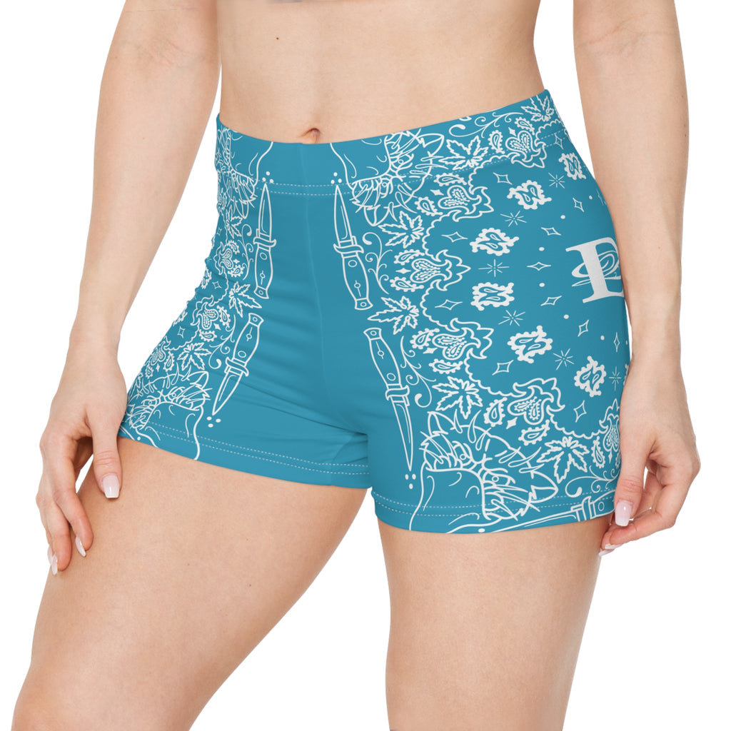 DD Custom Bandana Print Women's Shorts AOP