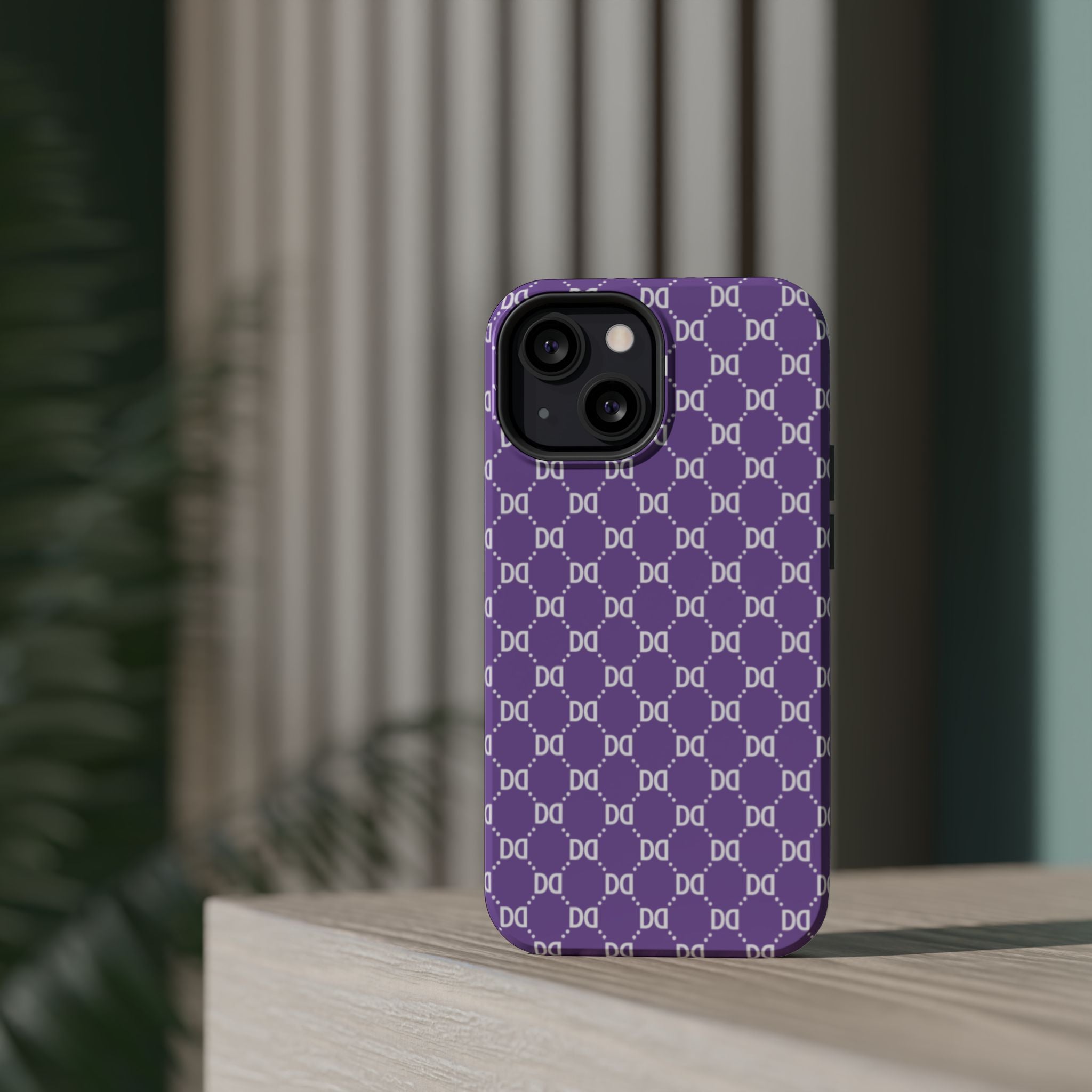 DD Monogram Pattern Magnetic Phone Case