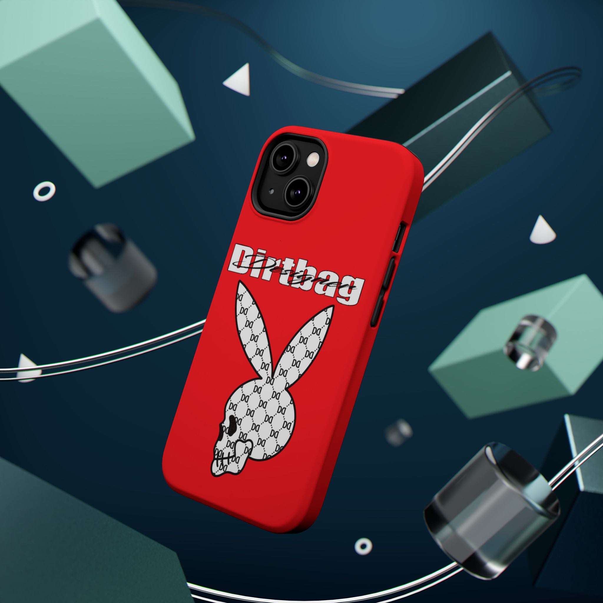 DD Monogram Bunny Skull Magnetic Phone Case