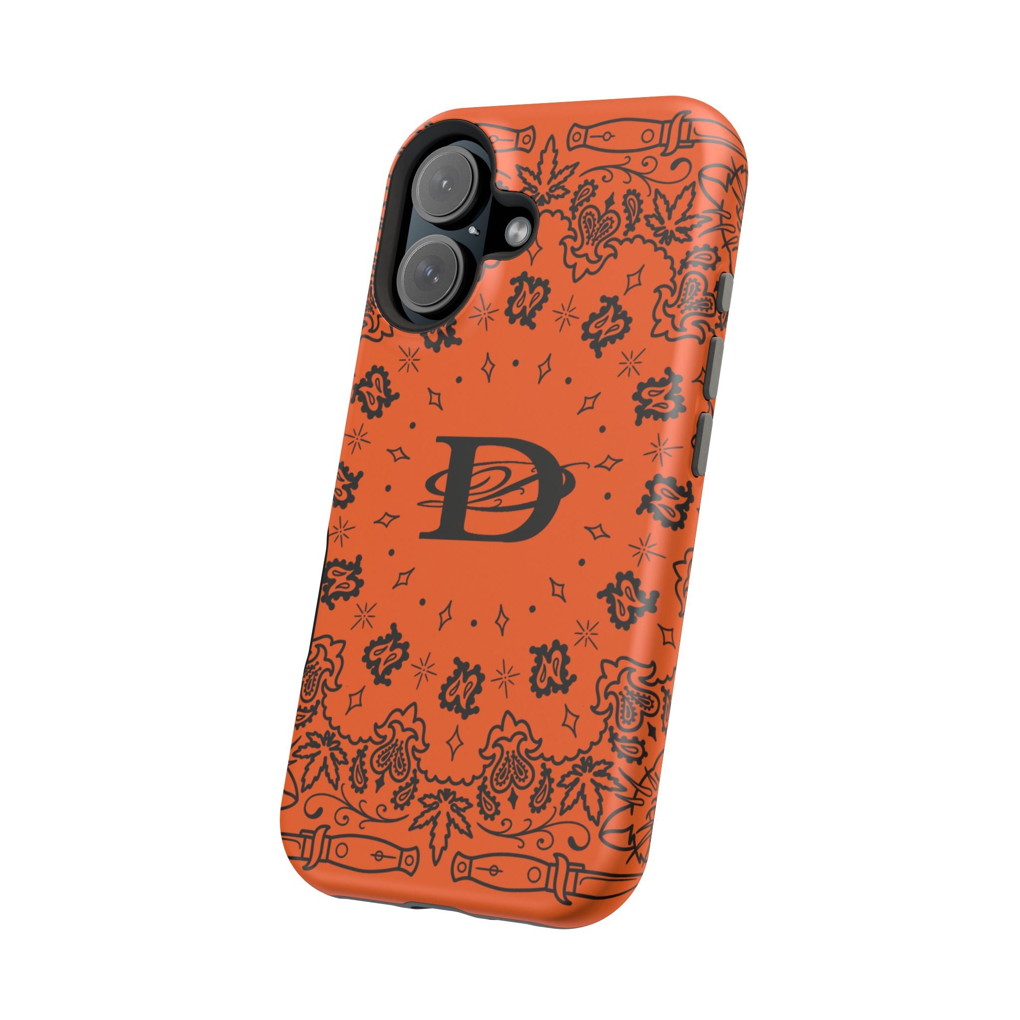 DD Custom Bandana Print Stylish Magnetic Phone Cases for Trendy Protection, Customize Your Style, Personalized Gift, Unique Design