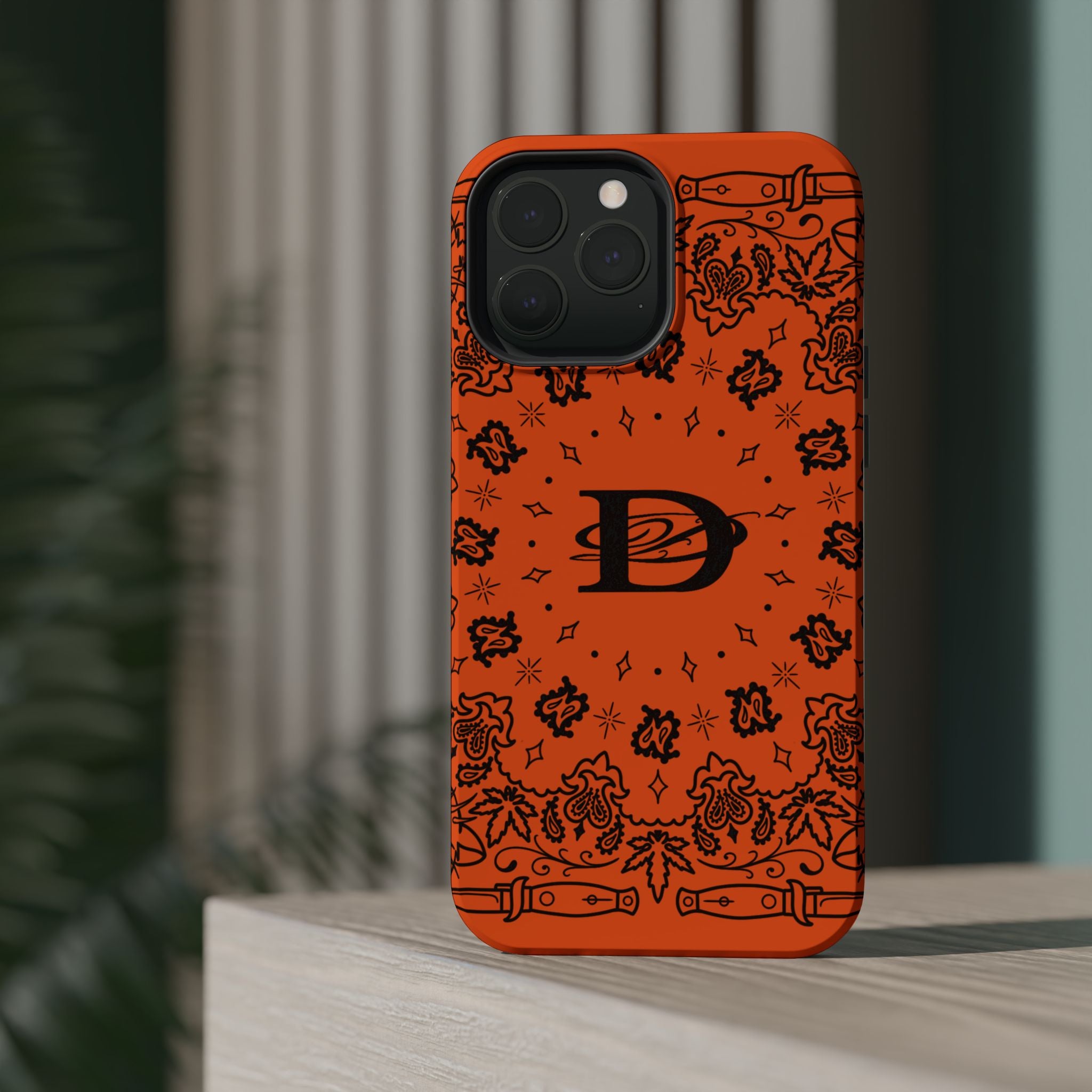 DD Custom Bandana Print Stylish Magnetic Phone Cases for Trendy Protection, Customize Your Style, Personalized Gift, Unique Design