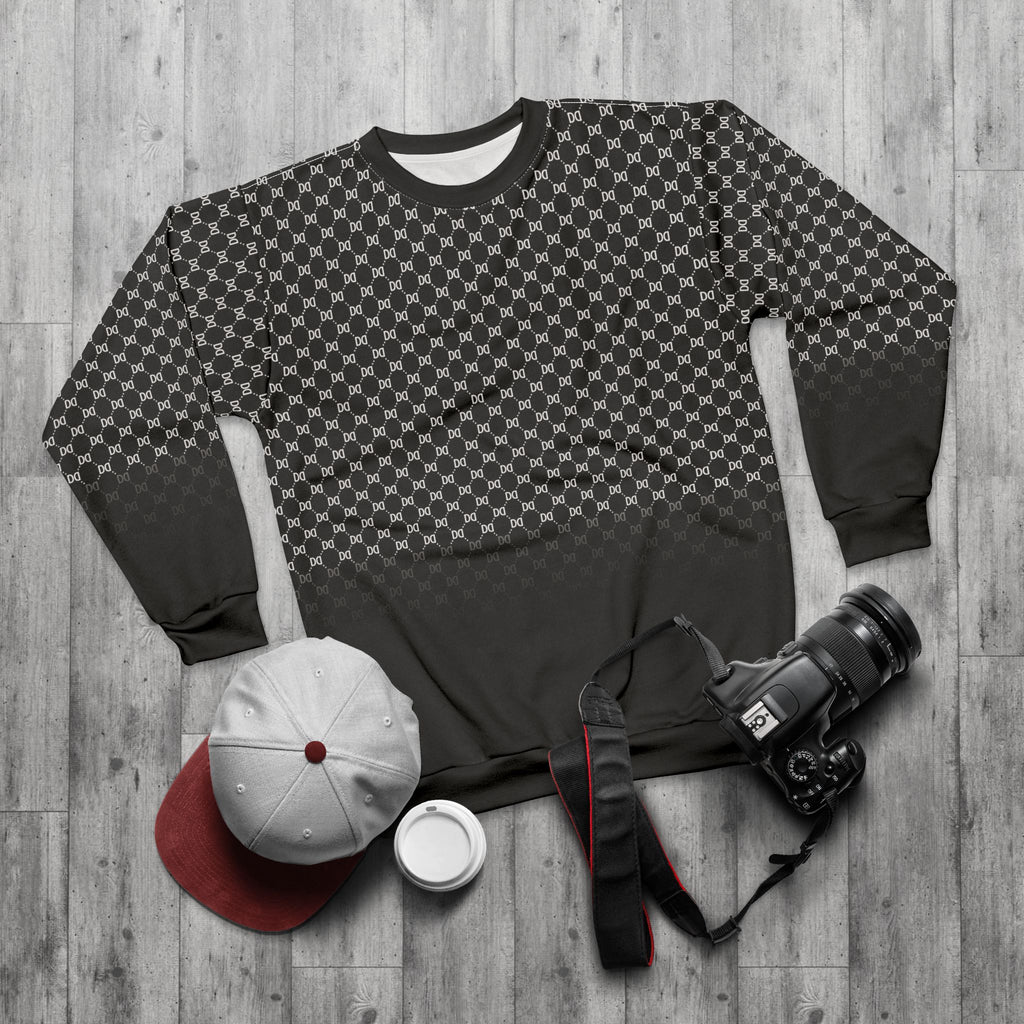 DD Fading Custom Monogram Pattern Unisex Sweatshirt AOP