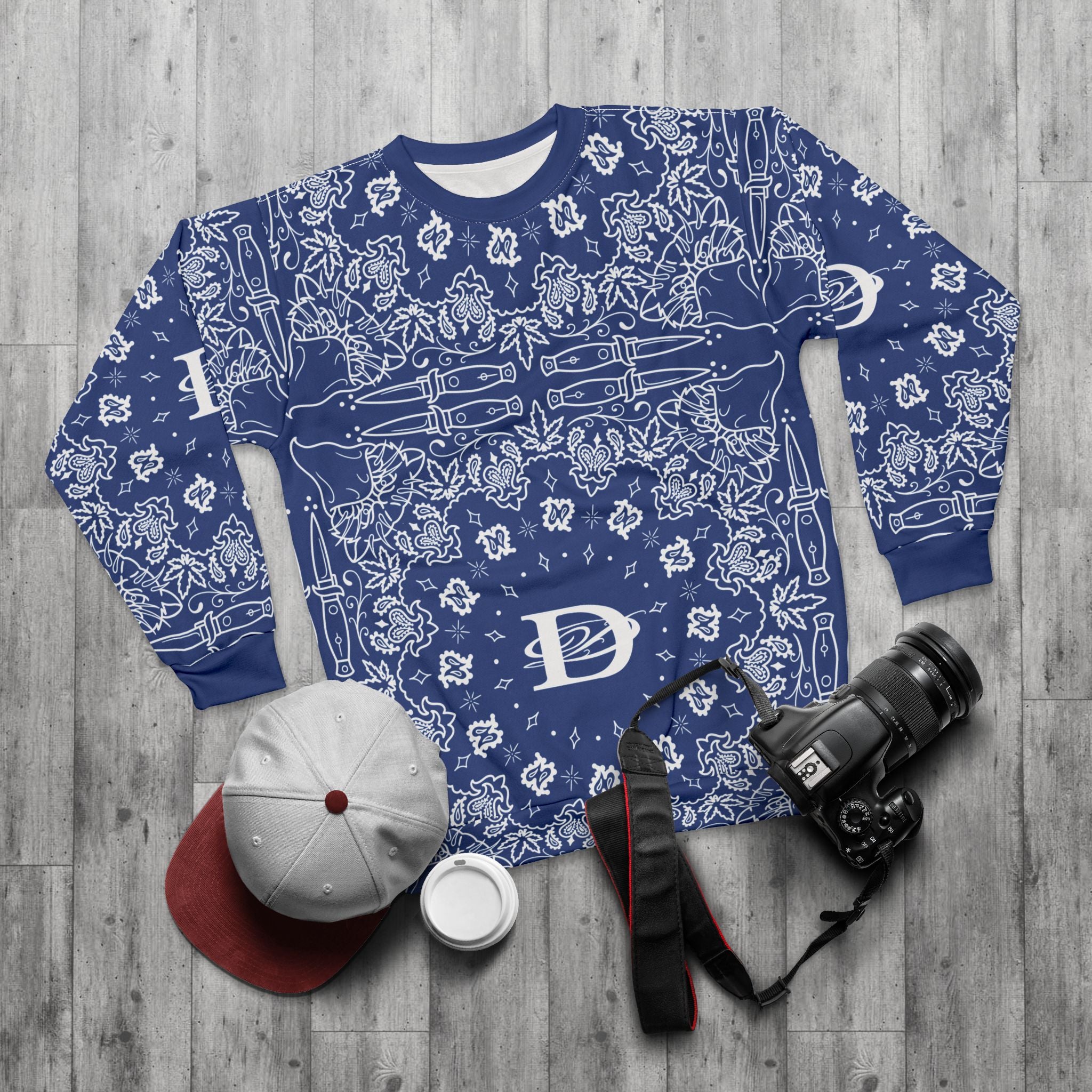 DD Custom Bandana Unisex Sweatshirt AOP