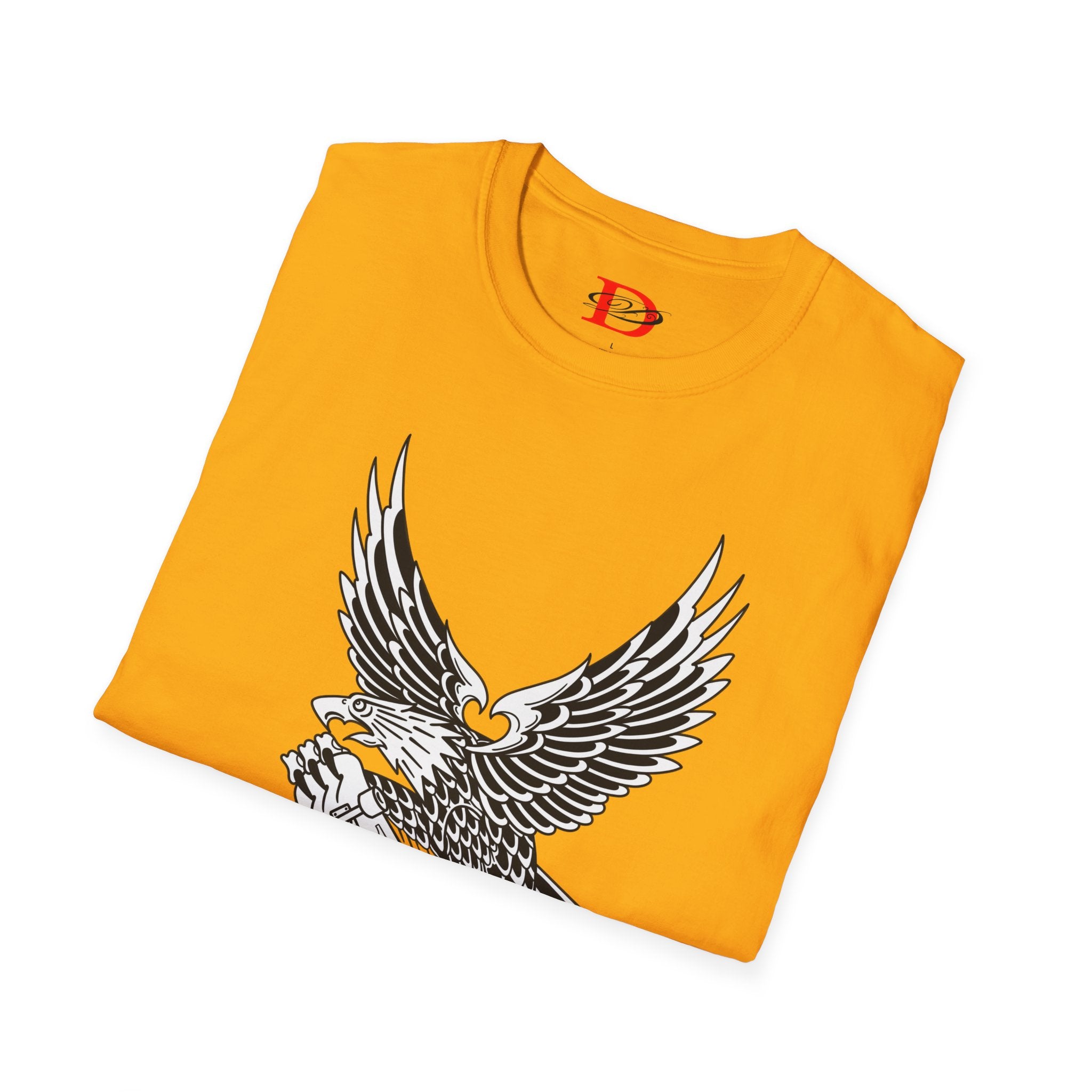 Skating Eagle Grinding on Colfax Ave. Unisex Softstyle T-Shirt