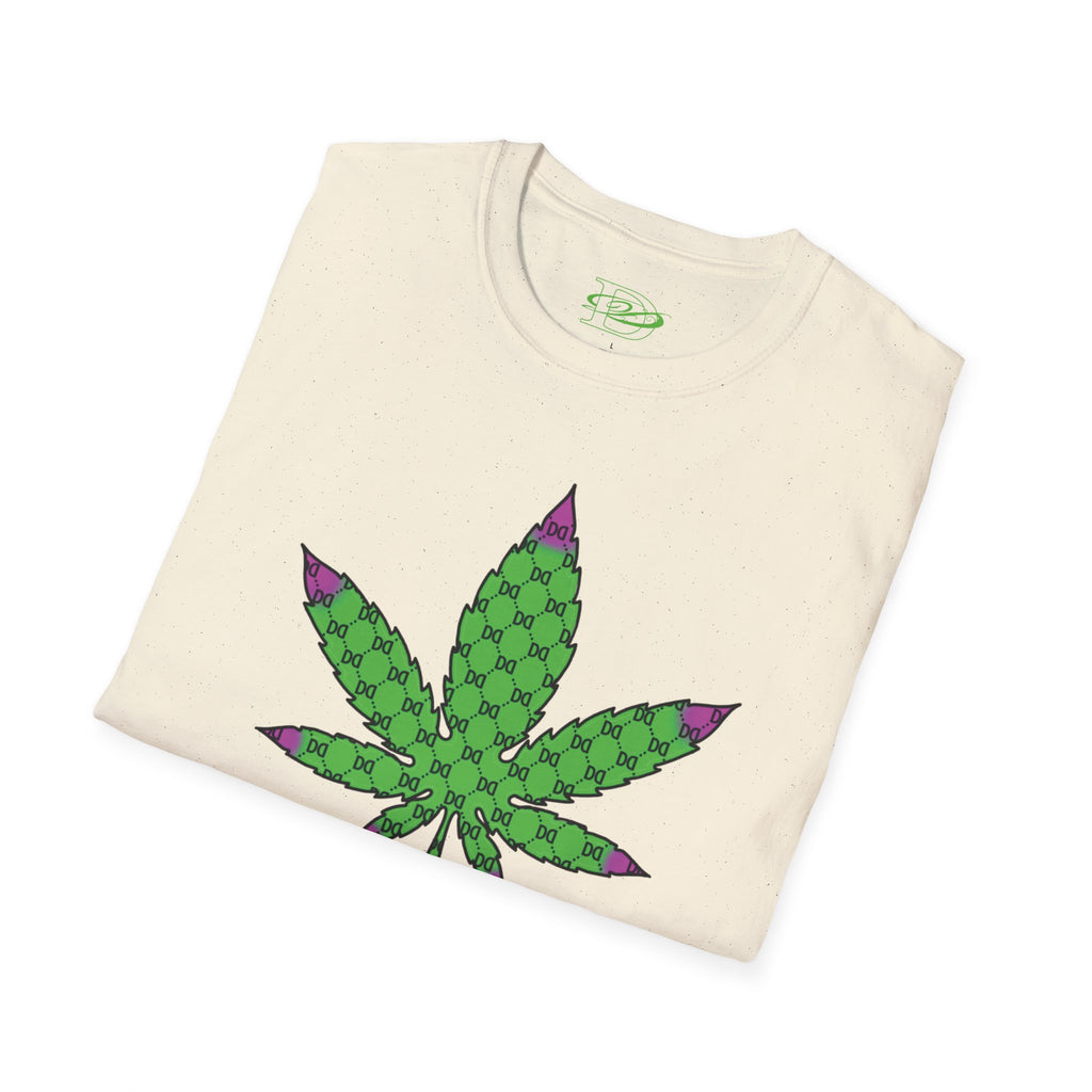 Cannabis Leaf w/the DD Monogram Unisex Softstyle T-Shirt