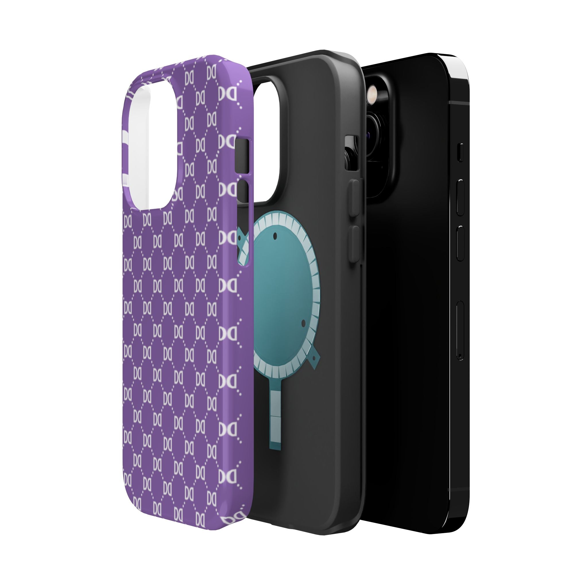 DD Monogram Pattern Magnetic Phone Case