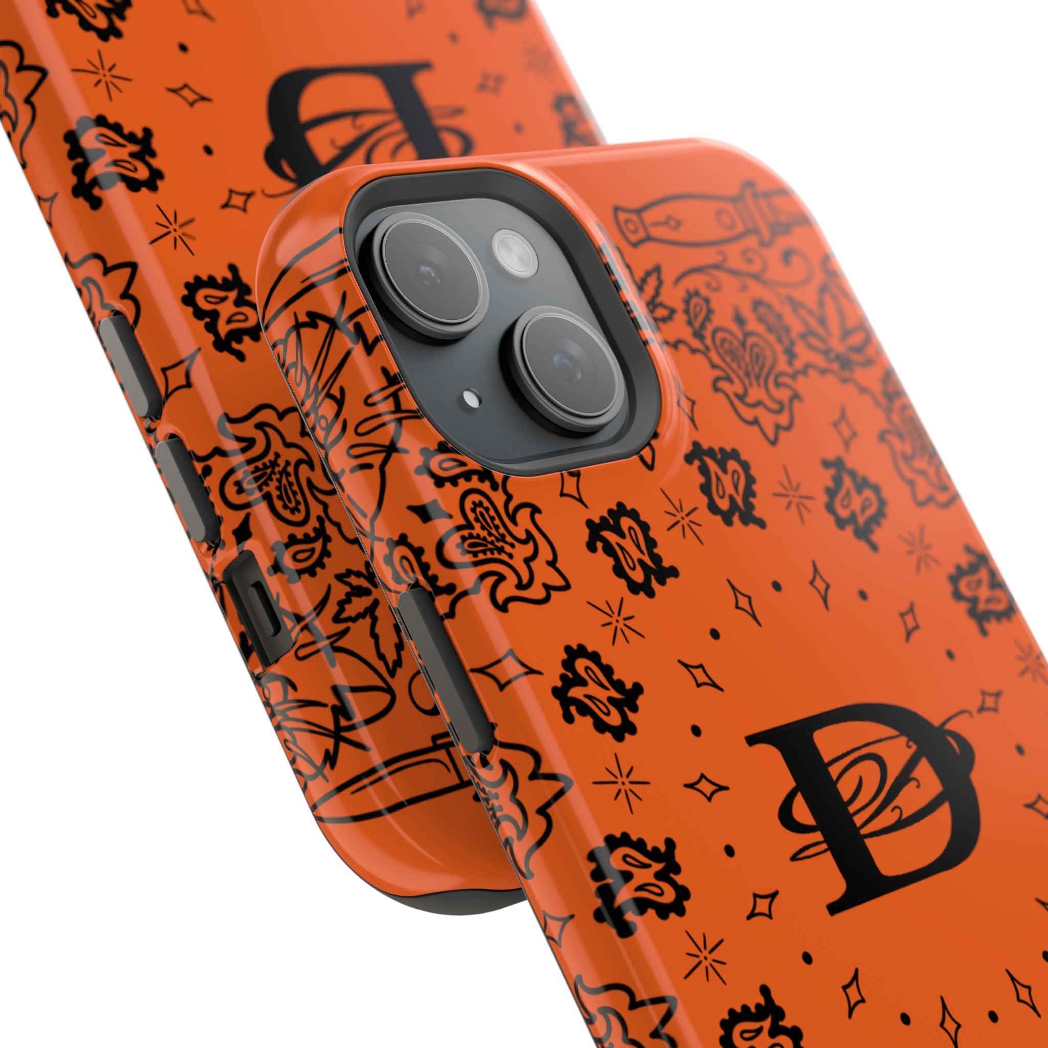 DD Custom Bandana Print Stylish Magnetic Phone Cases for Trendy Protection, Customize Your Style, Personalized Gift, Unique Design
