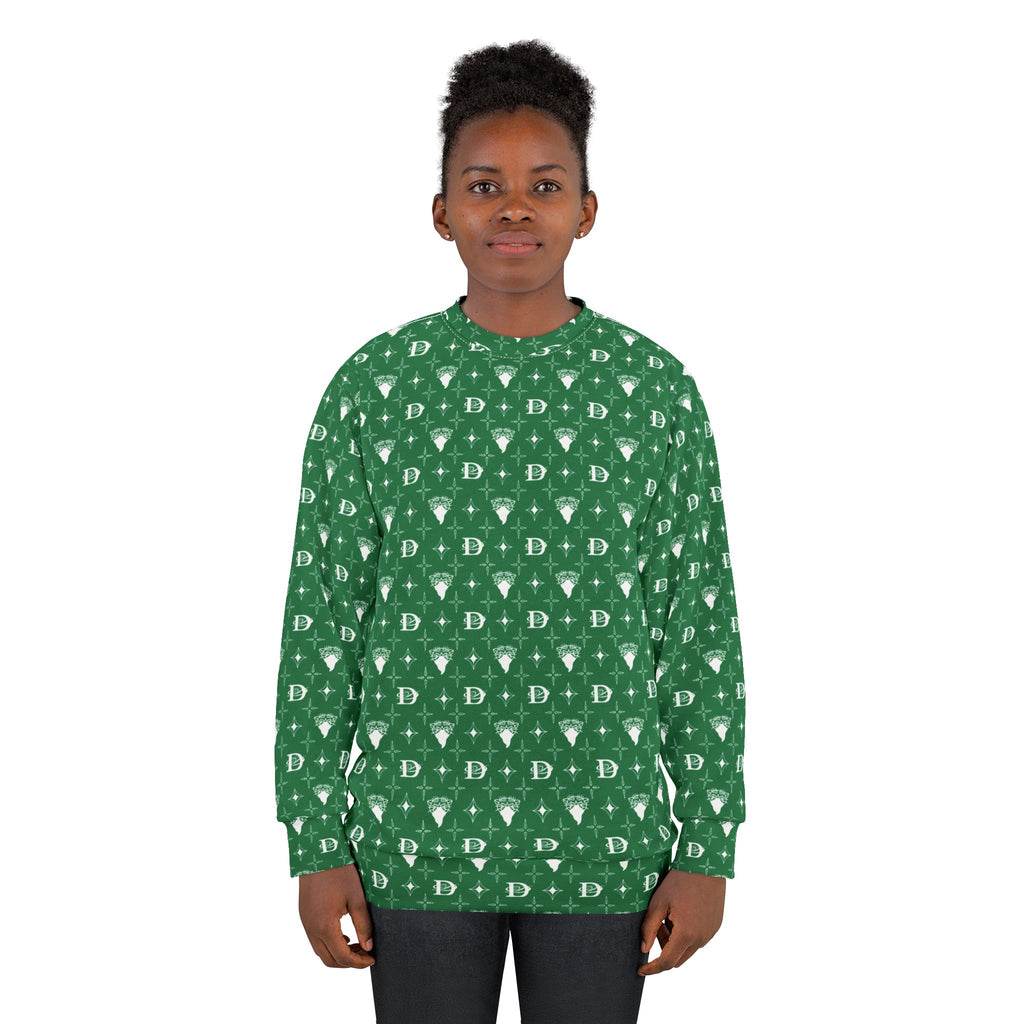 Bandito Panther Custom Monogram Print Unisex Sweatshirt AOP