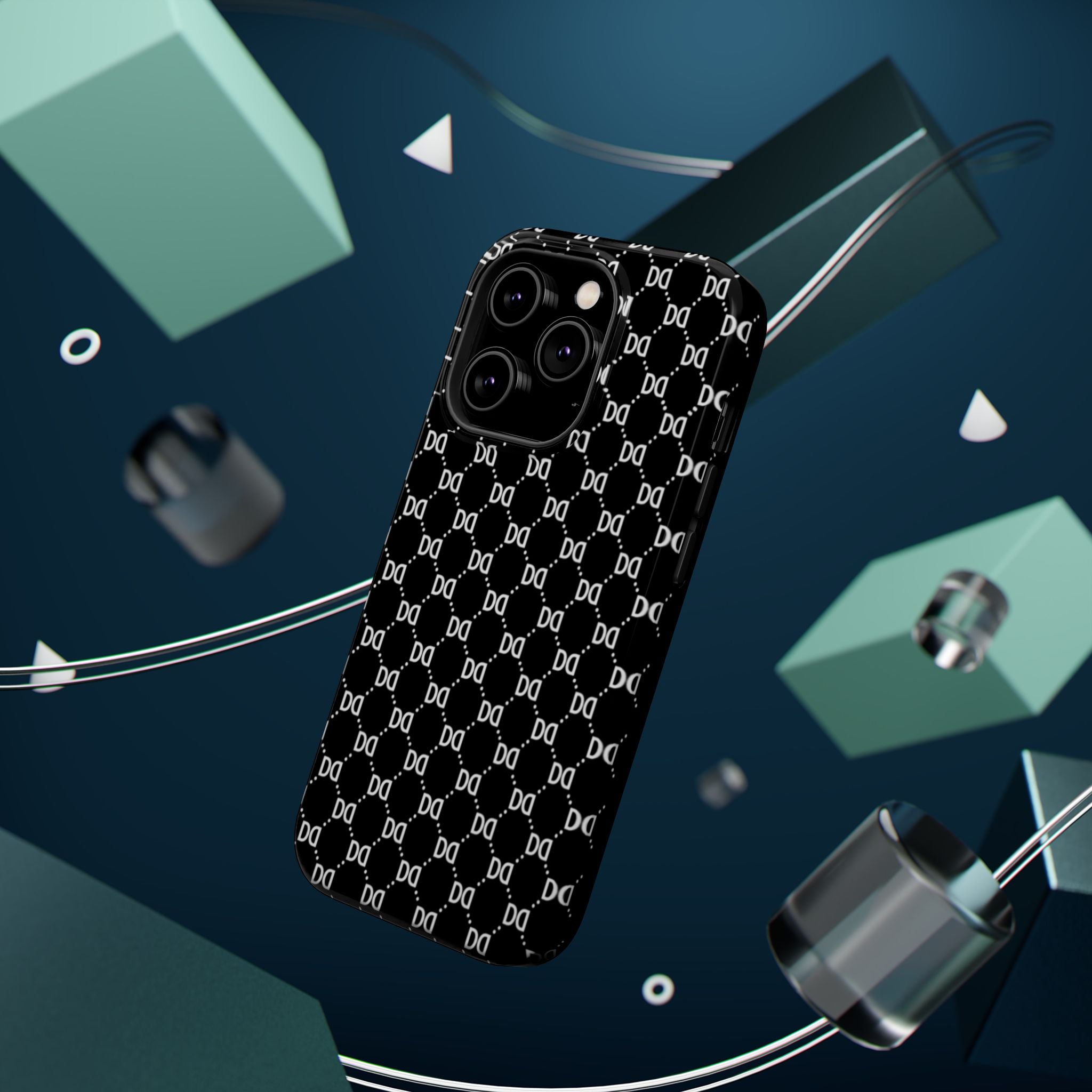 DD Monogram Pattern Magnetic Phone Case