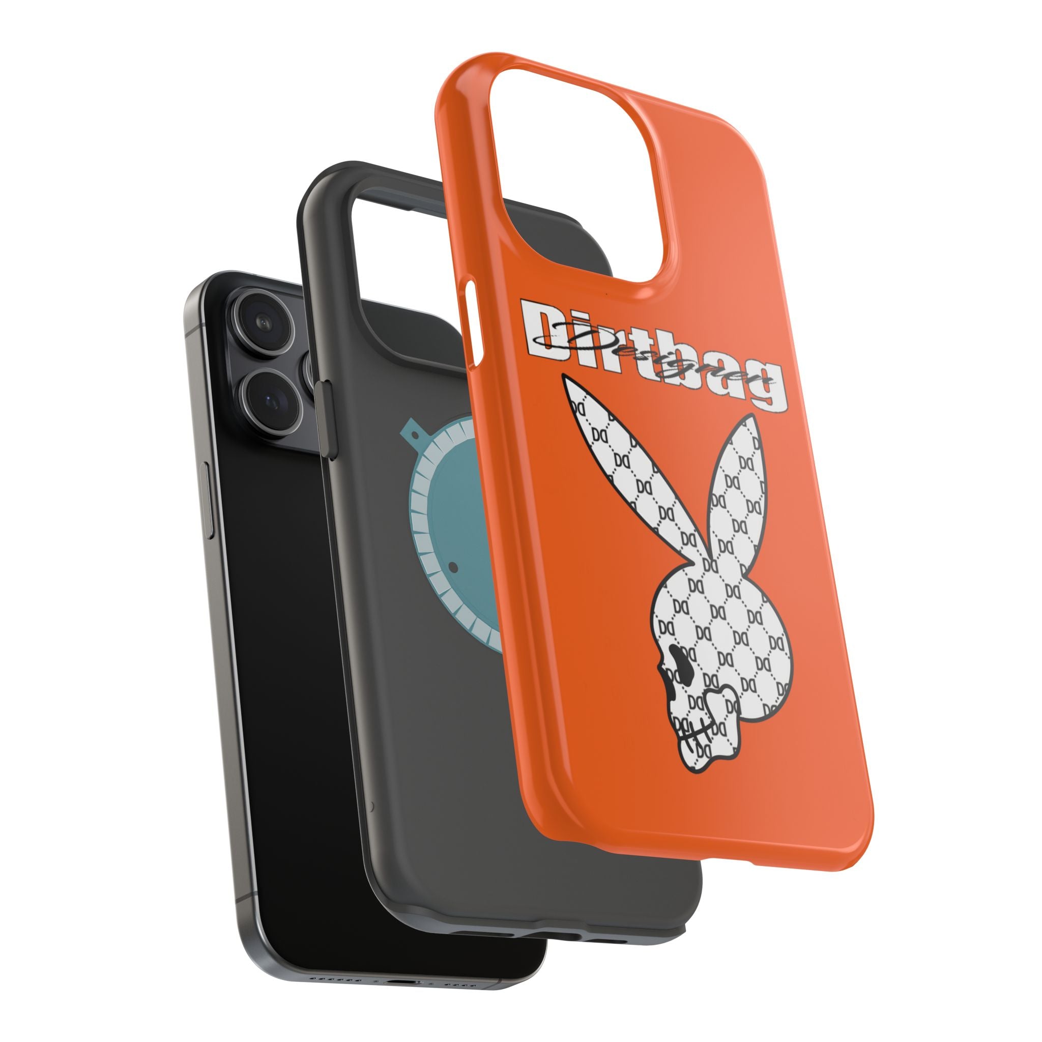 DD Monogram Bunny Skull Magnetic Phone Case