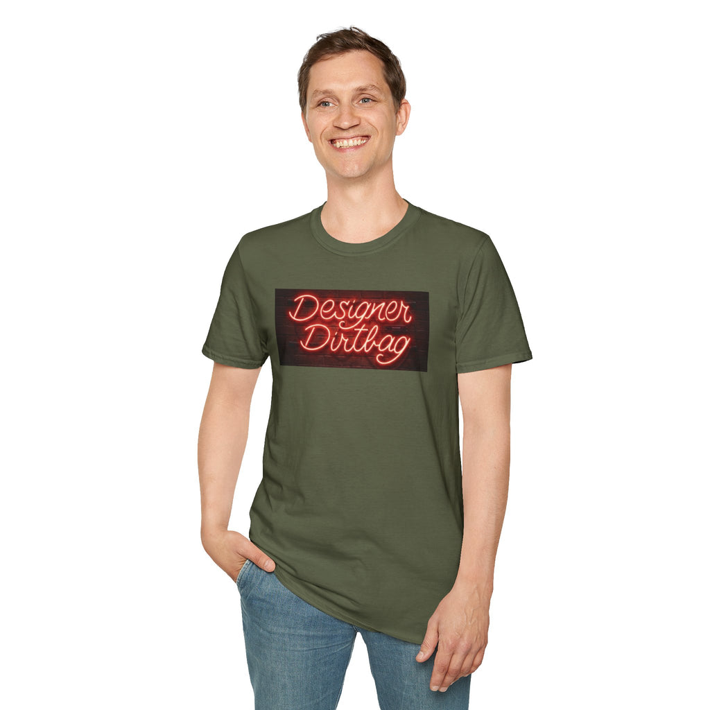 DD Neon Sign Softstyle Unisex T-Shirt