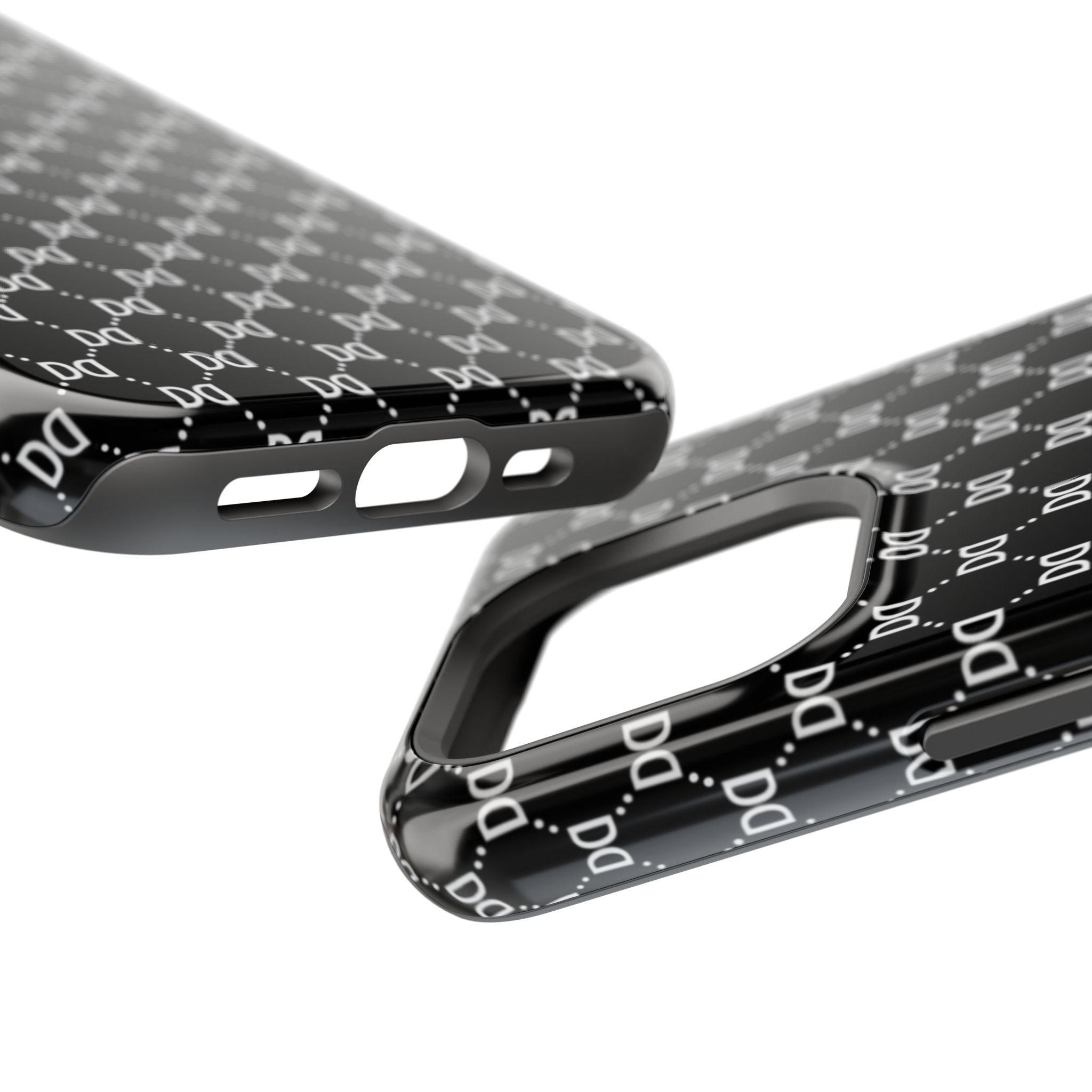 DD Monogram Pattern Magnetic Phone Case