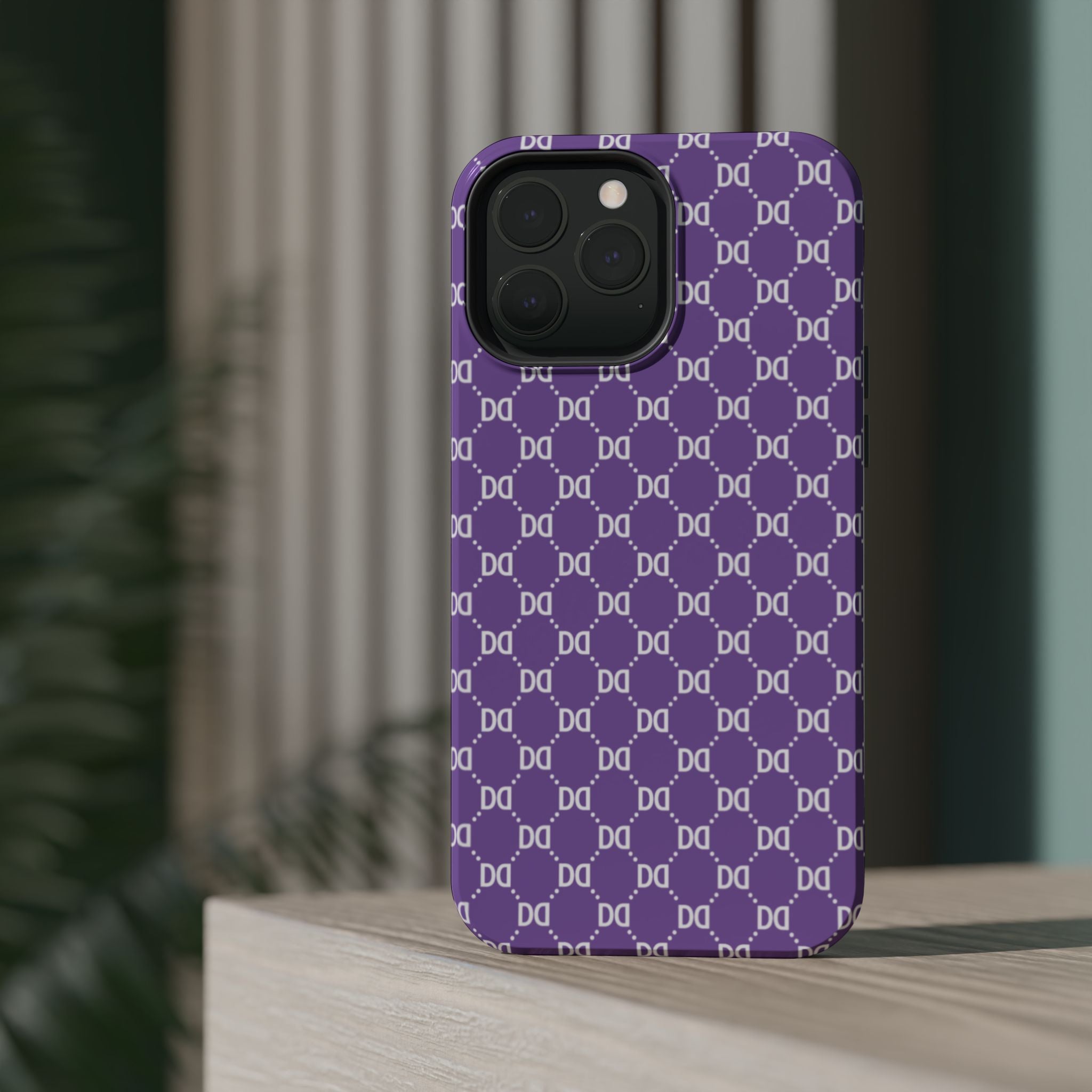DD Monogram Pattern Magnetic Phone Case