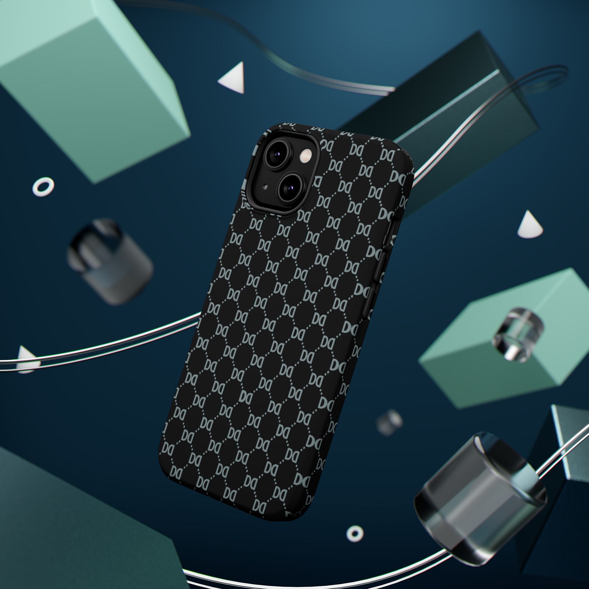 DD Monogram Pattern Magnetic Phone Case