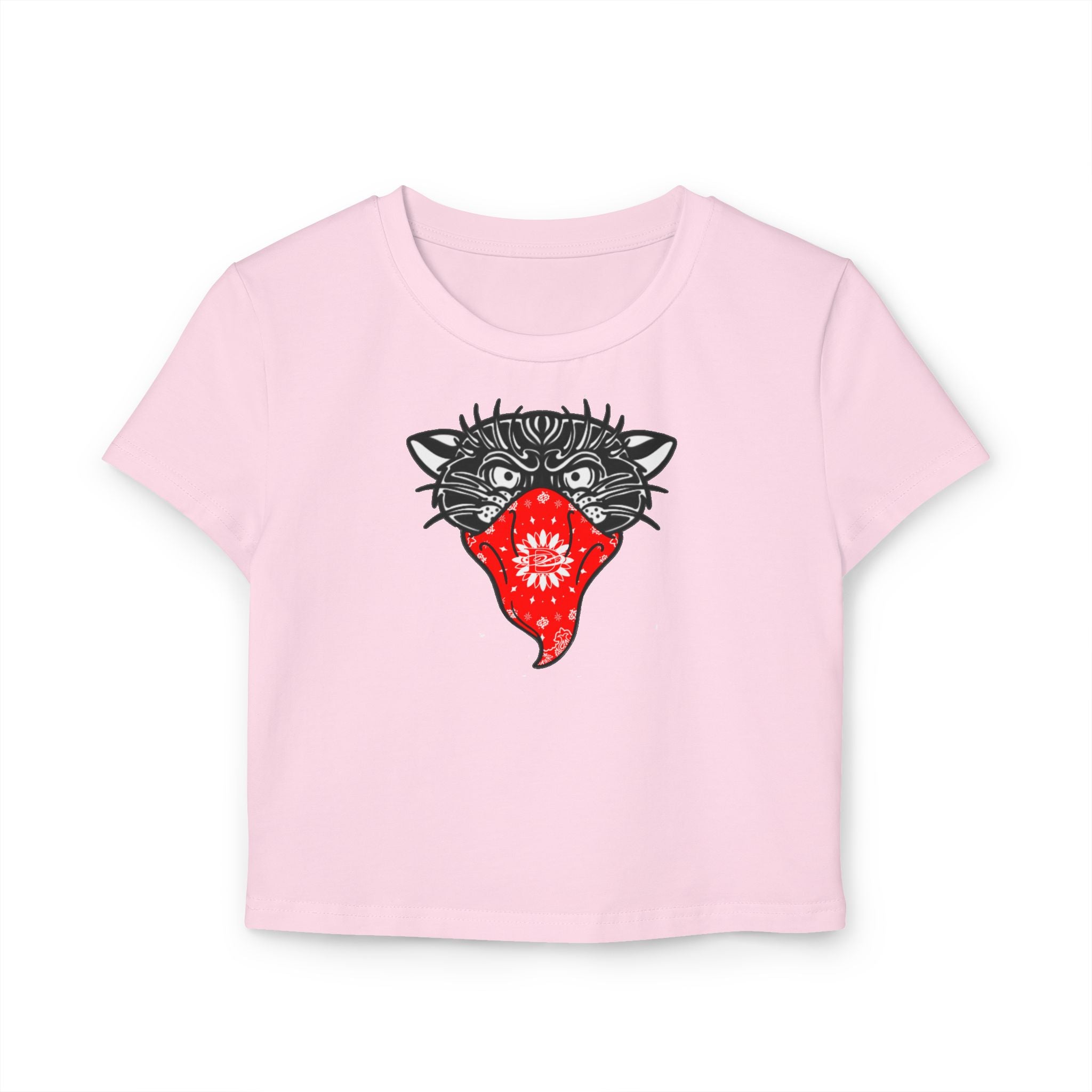 Bandito Panther Baby Tee Crop Top