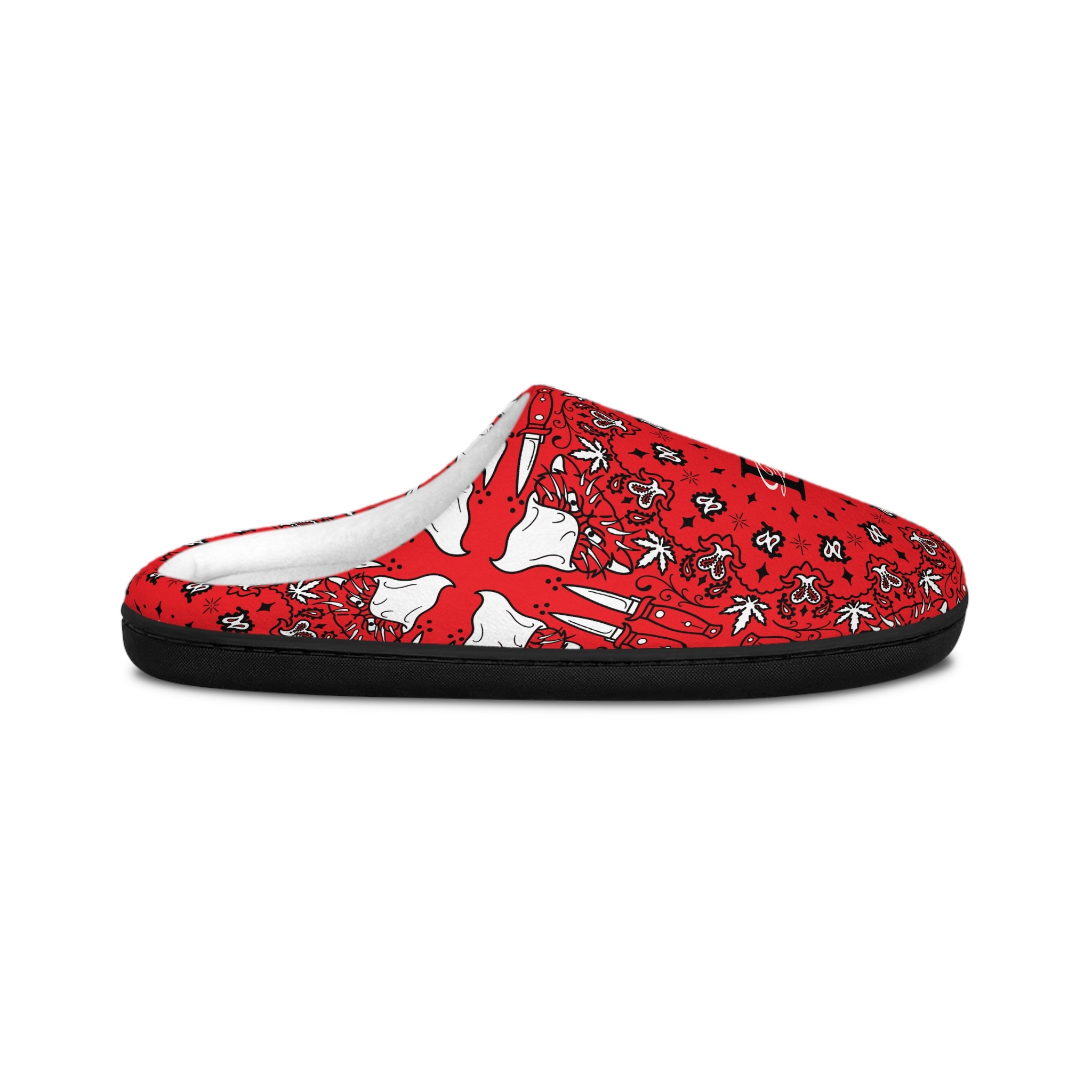 DD Custom Bandana Print Indoor Slippers AOP