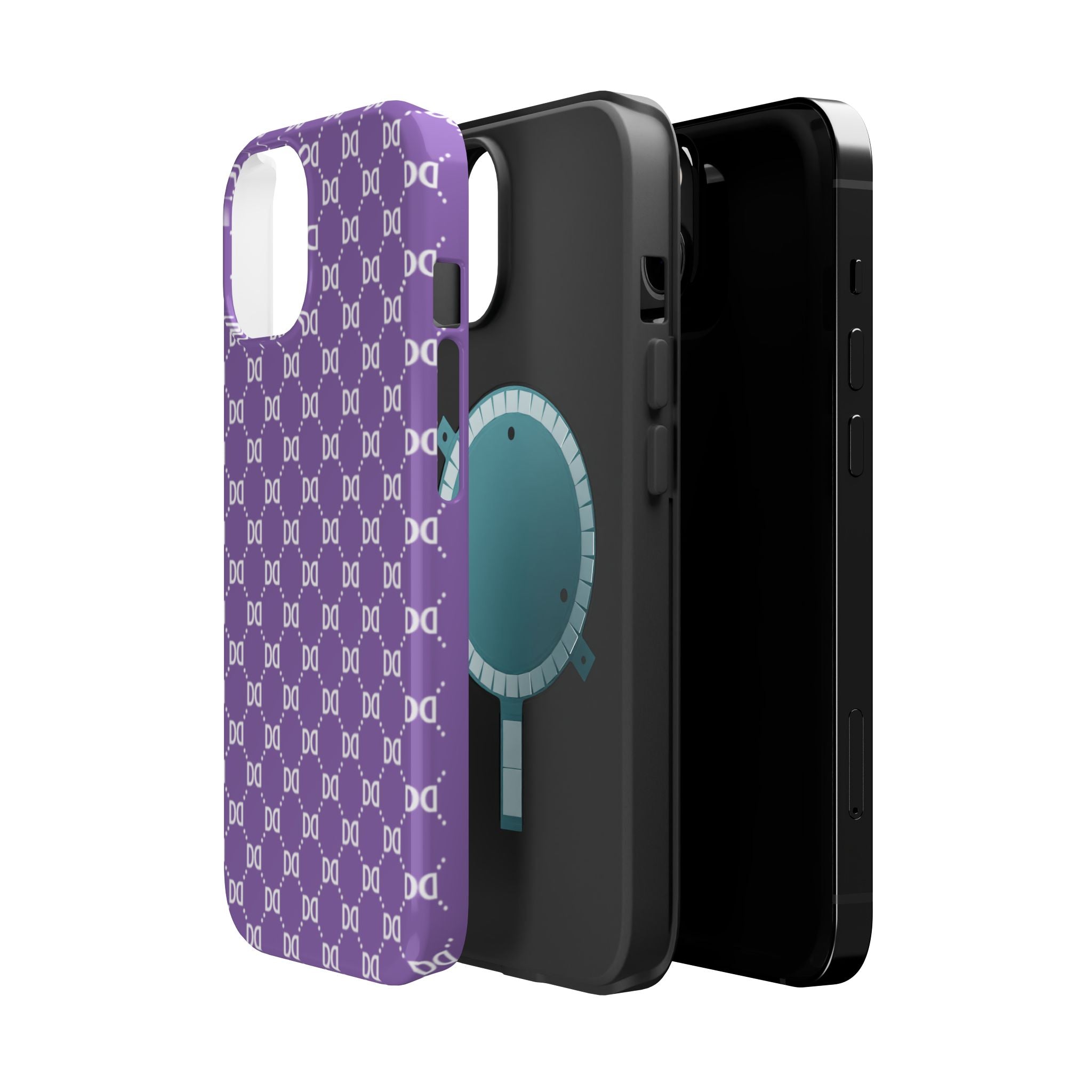 DD Monogram Pattern Magnetic Phone Case