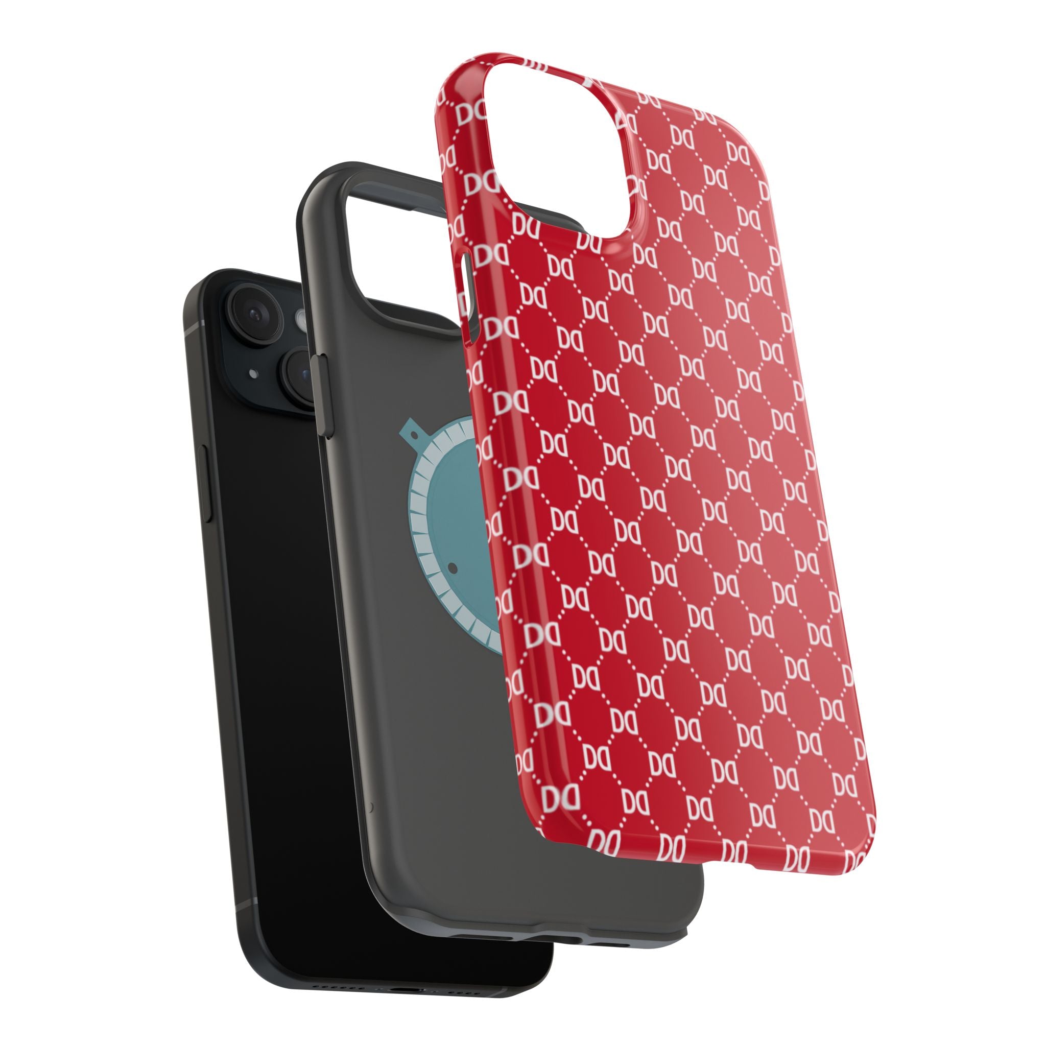 DD Monogram Pattern Magnetic Phone Case