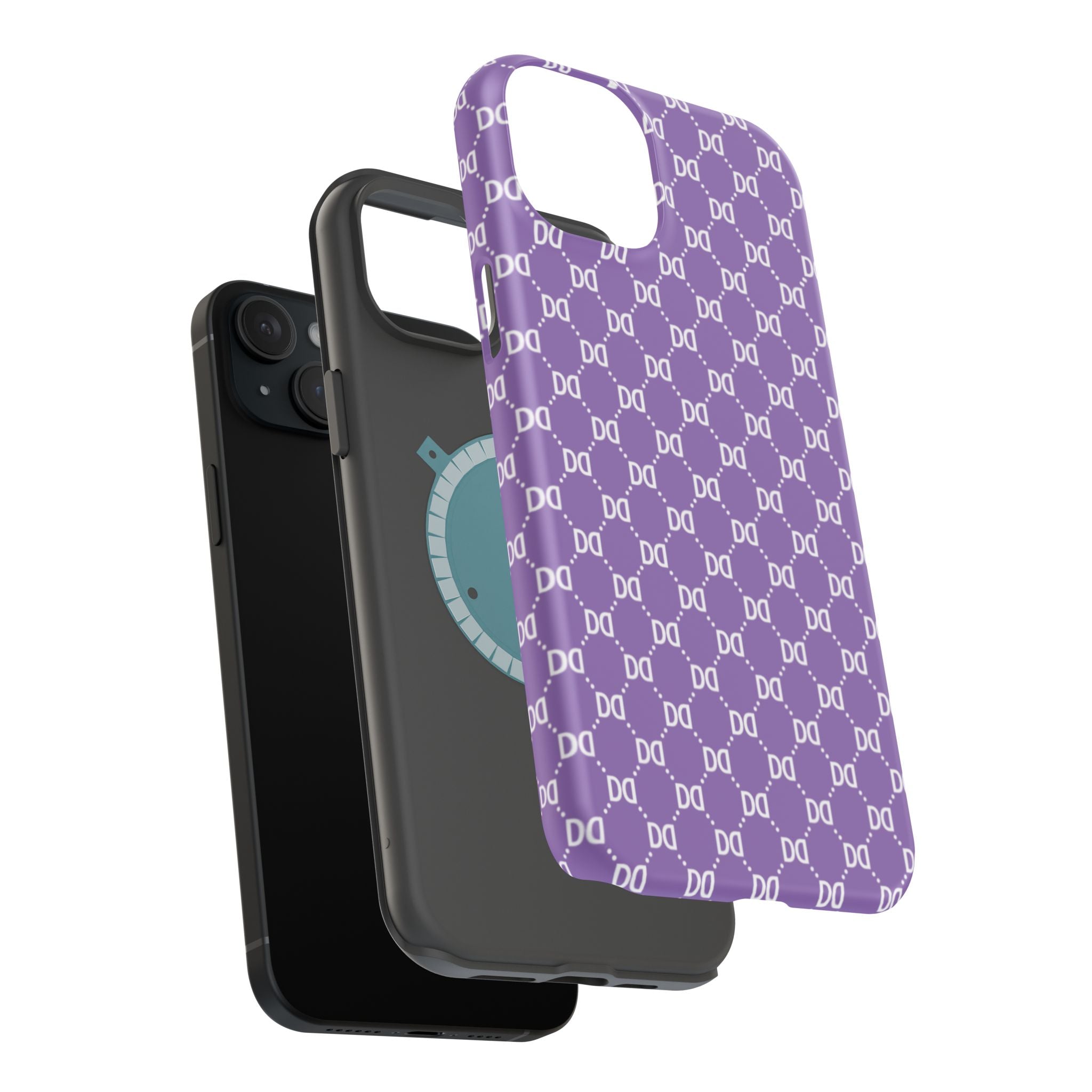 DD Monogram Pattern Magnetic Phone Case