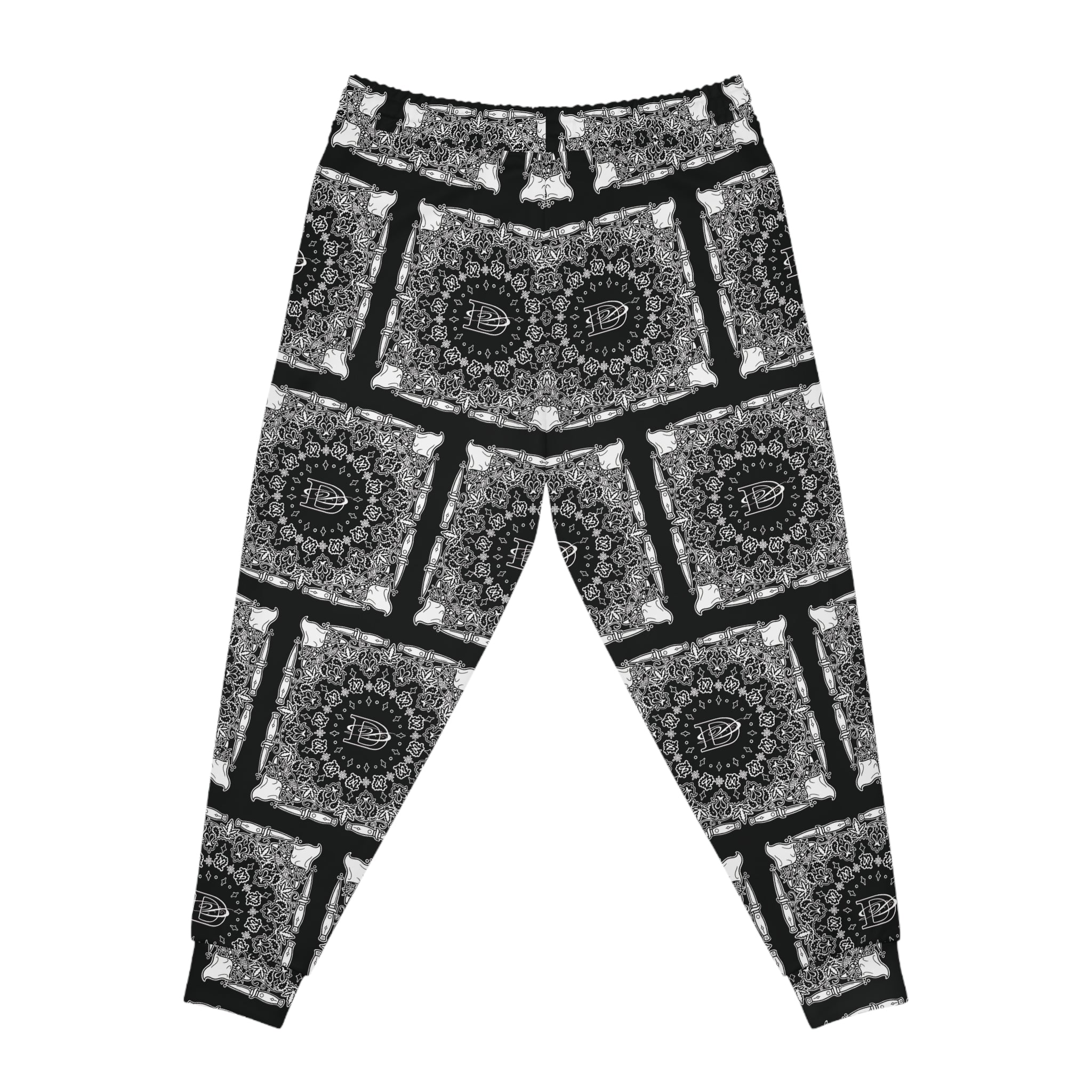 DD Custom Bandana Print Joggers AOP