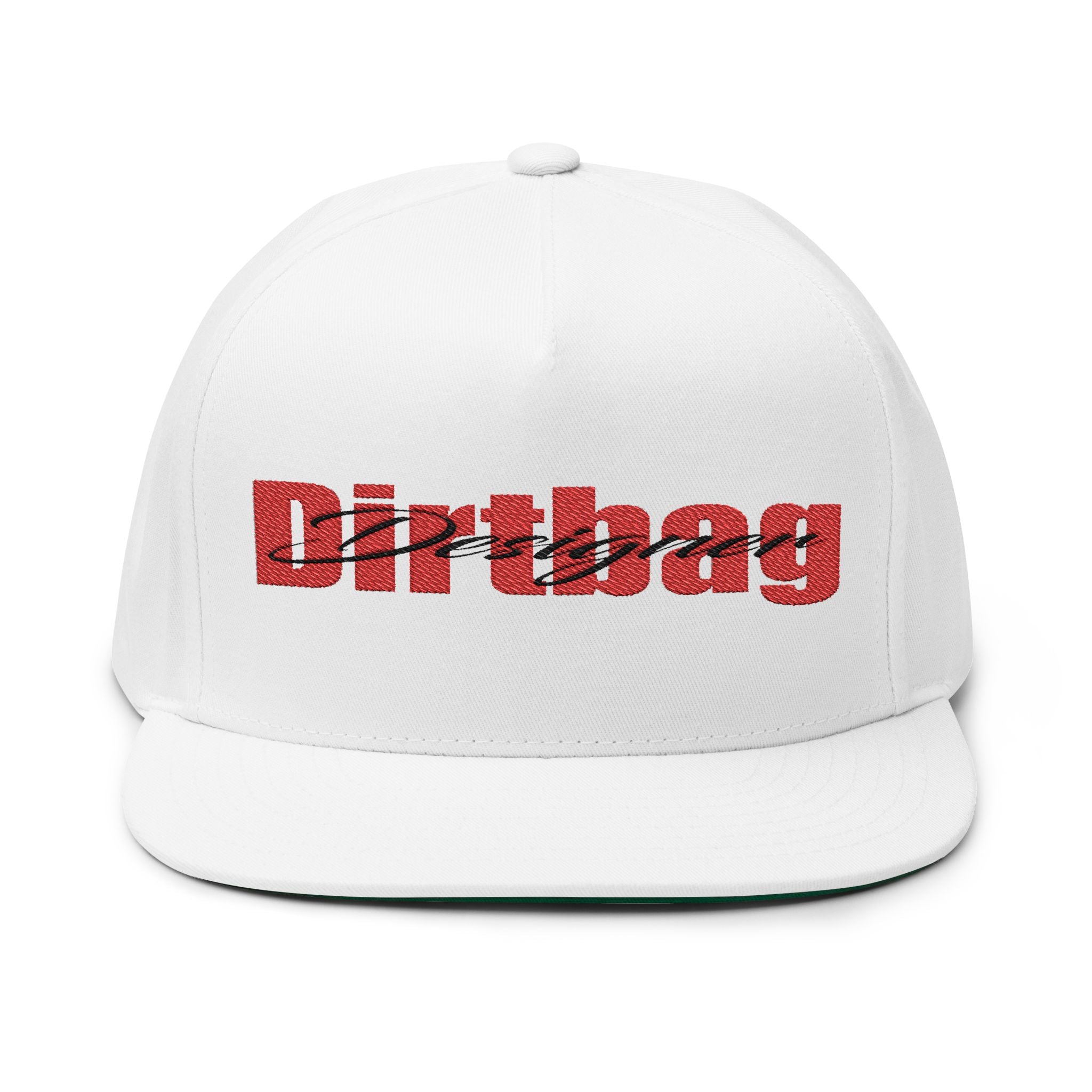 DD Reverse Box Logo Design Embroidered Flat Bill Embroidered Snapback Cap | Streetwear, Urban Fashion, Tattoo, Bandana, Designer