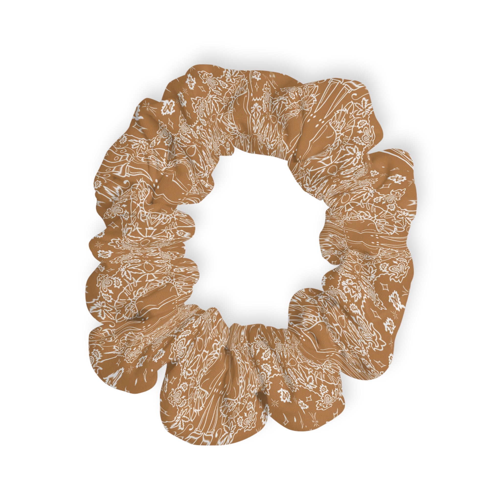 DD Custom Bandana Print Scrunchie AOP