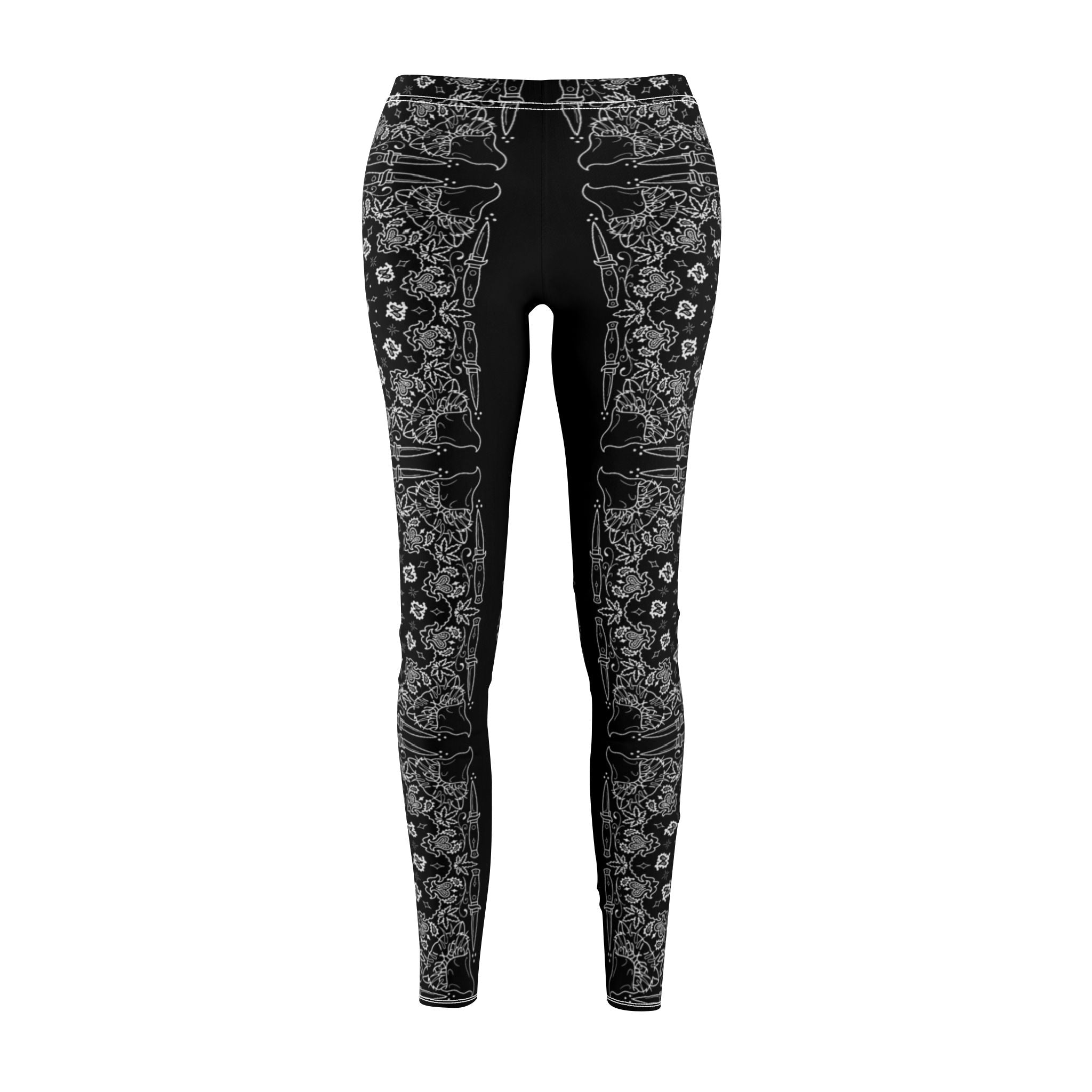 DD Custom Bandana Print Women's Leggings AOP