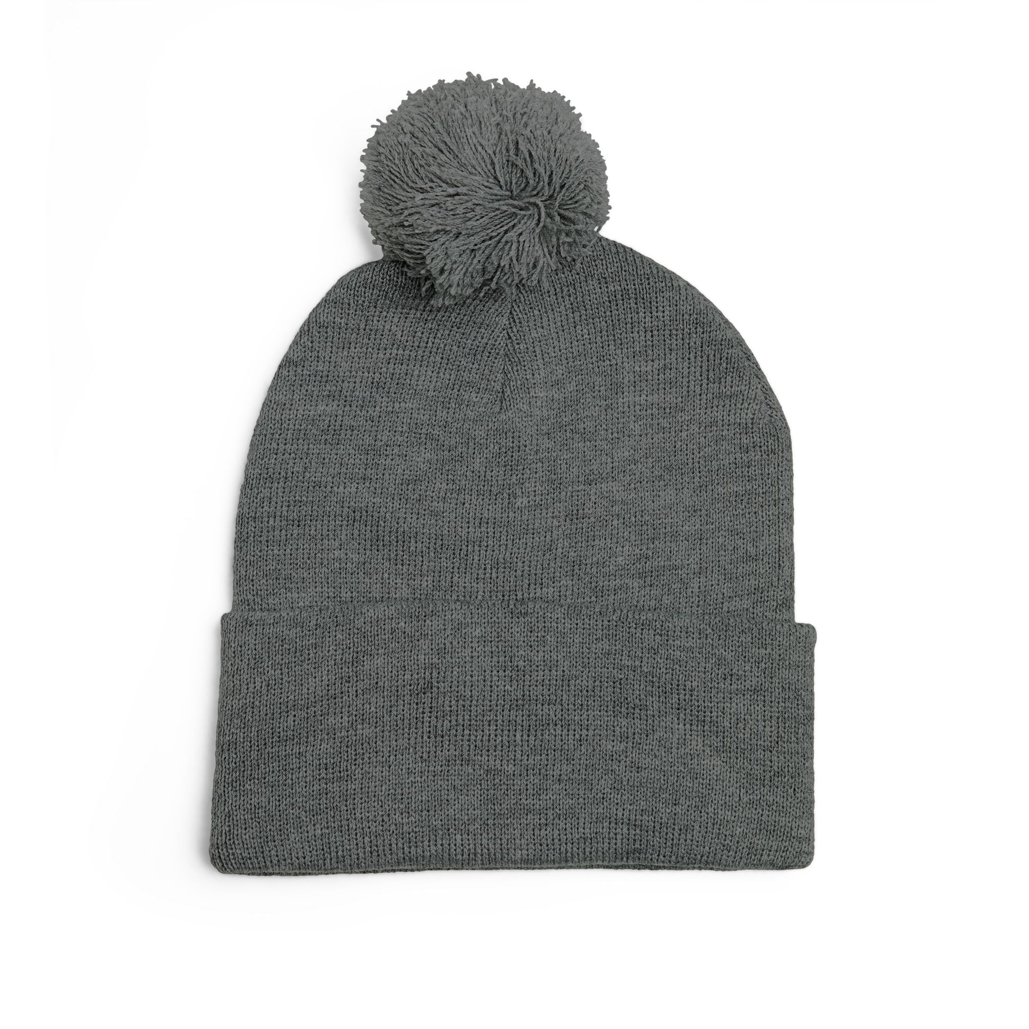 DD Bandana Logo Embroidered Pom-Pom Knit Beanie