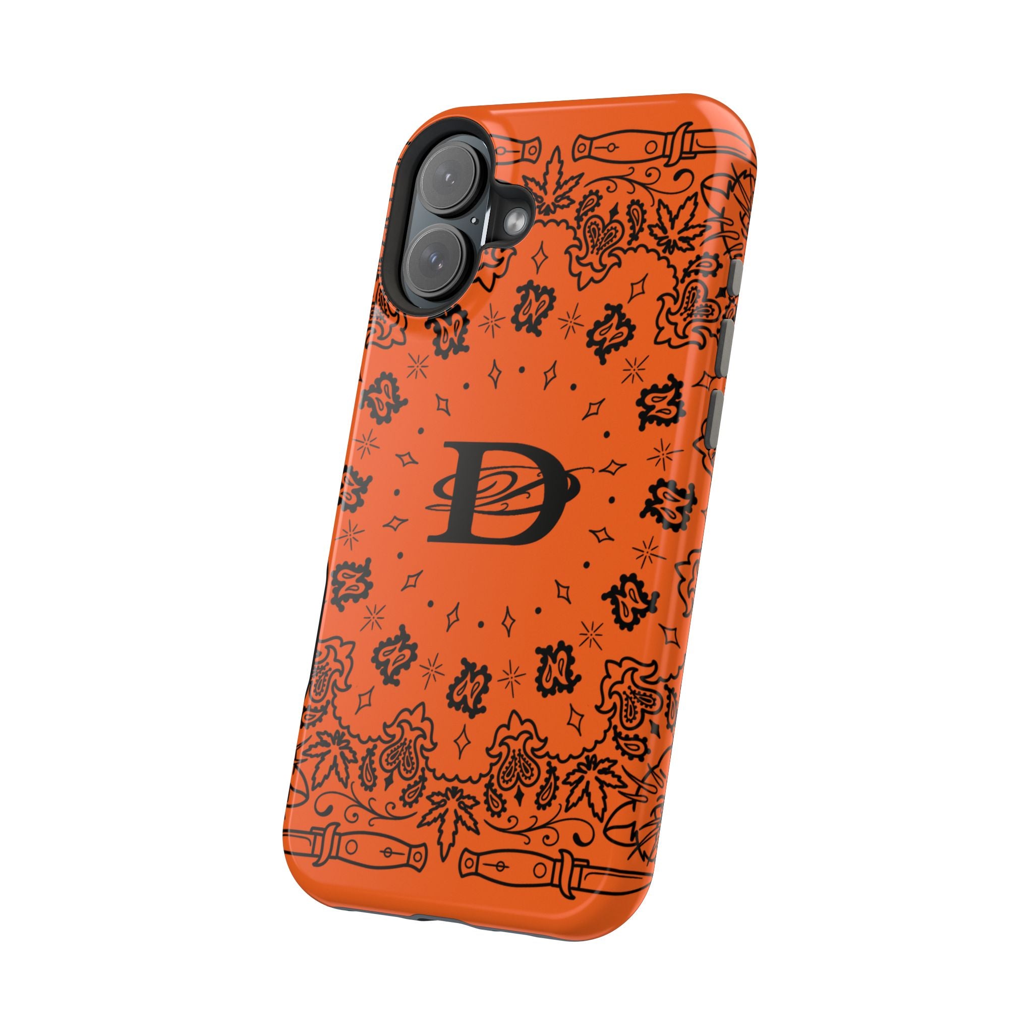 DD Custom Bandana Print Stylish Magnetic Phone Cases for Trendy Protection, Customize Your Style, Personalized Gift, Unique Design