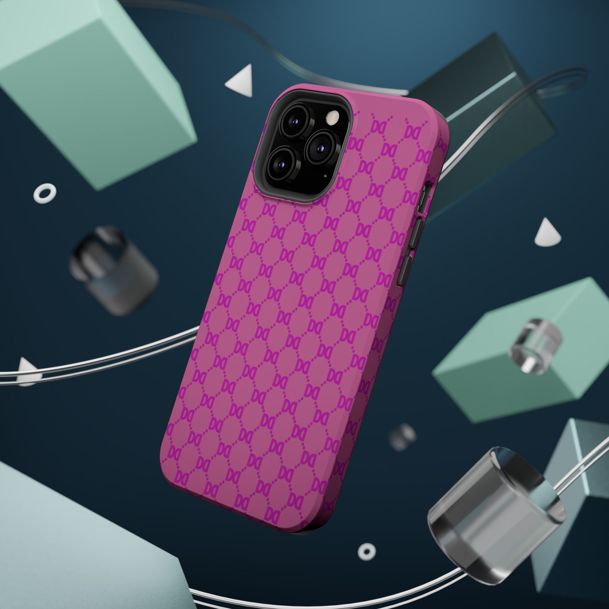 DD Monogram Pattern Magnetic Phone Case