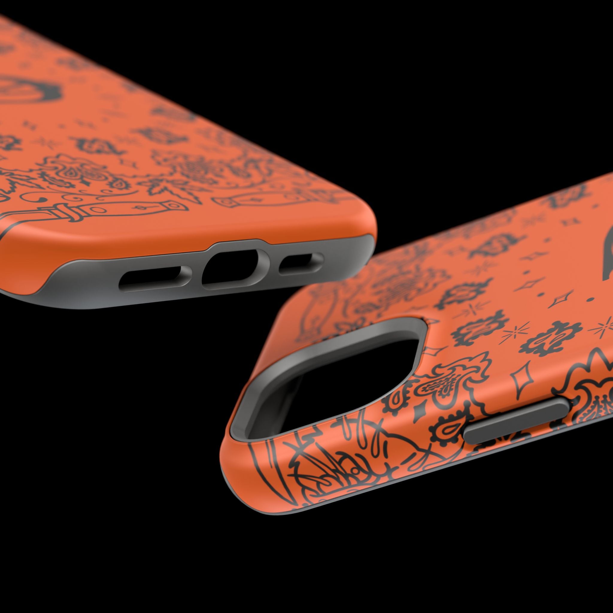DD Custom Bandana Print Stylish Magnetic Phone Cases for Trendy Protection, Customize Your Style, Personalized Gift, Unique Design
