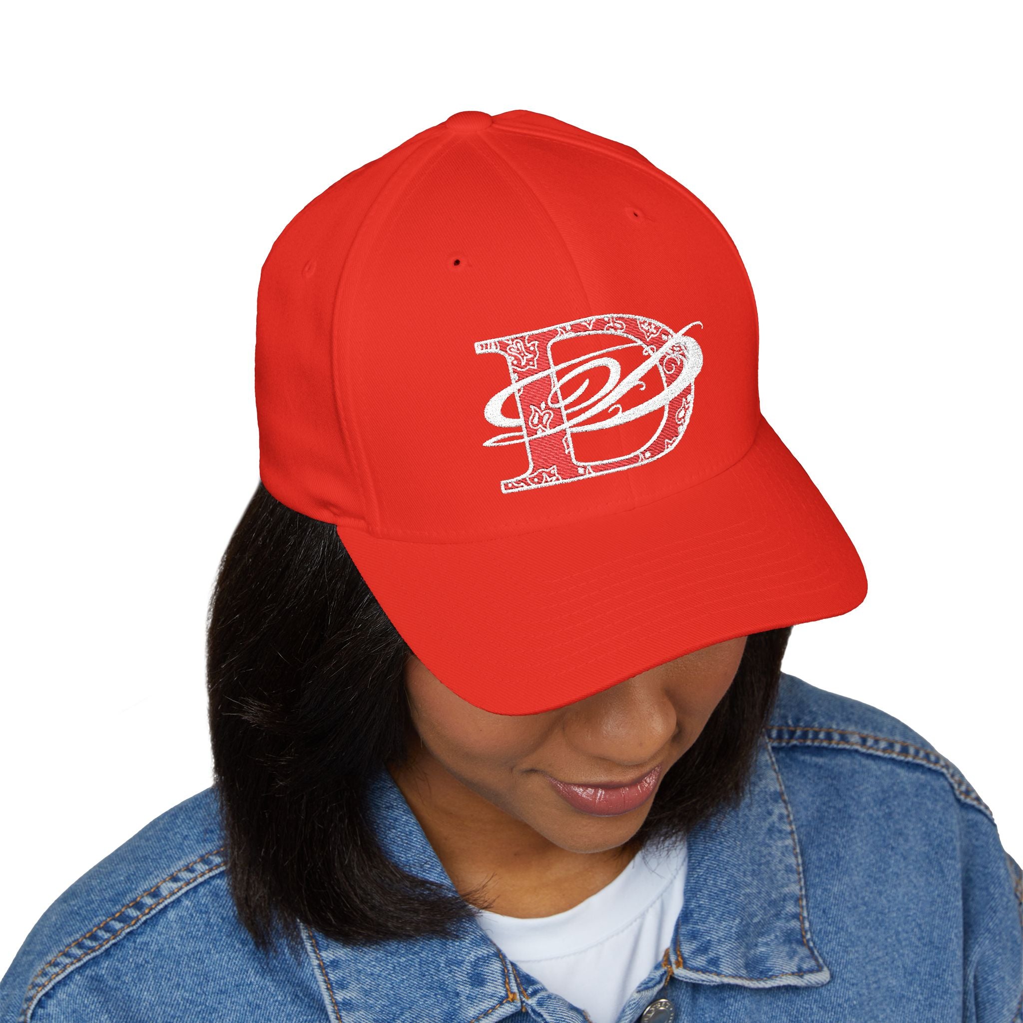 DD Bandana Logo Embroidered Closed Back Stretch Fit Cap