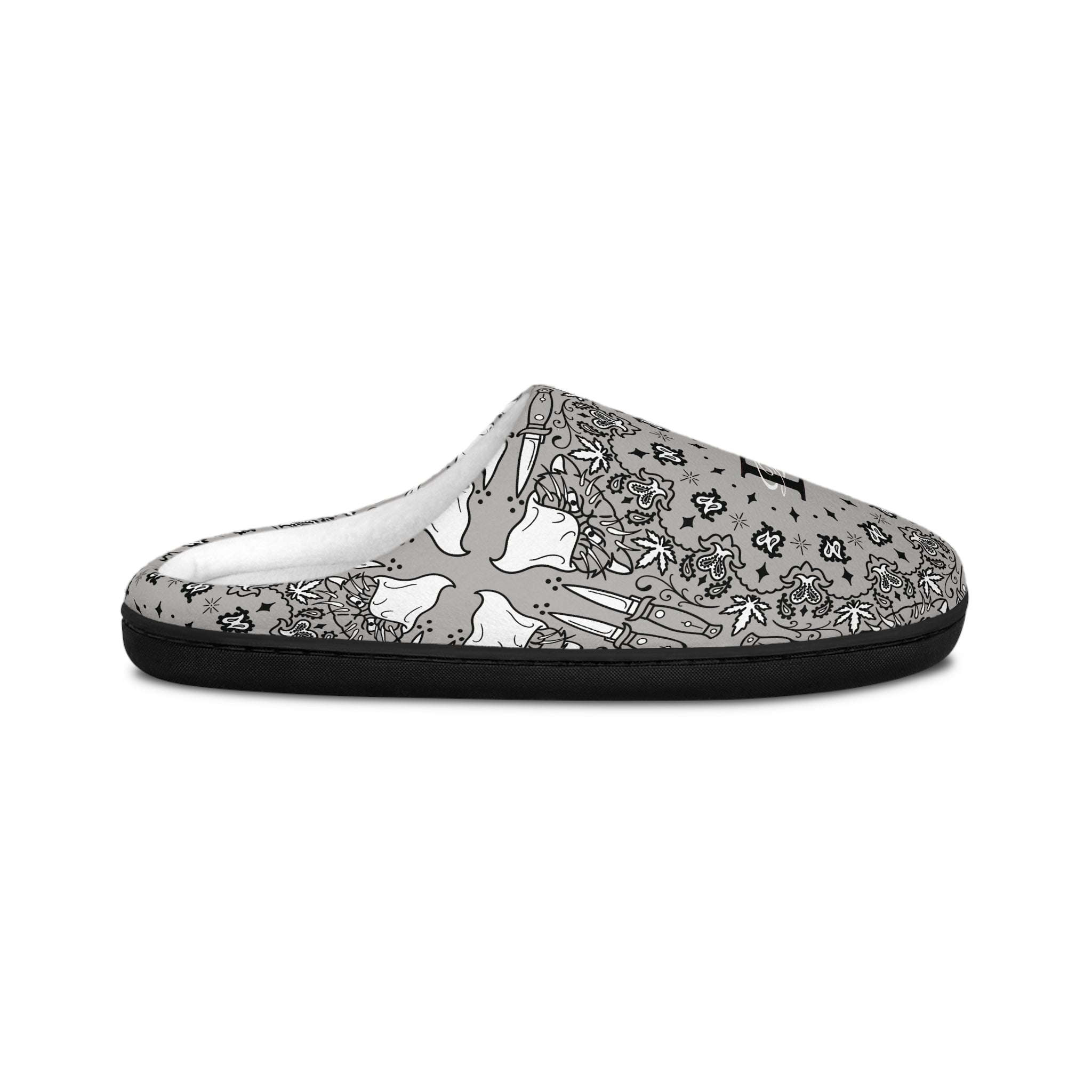 DD Custom Bandana Print Indoor Slippers AOP