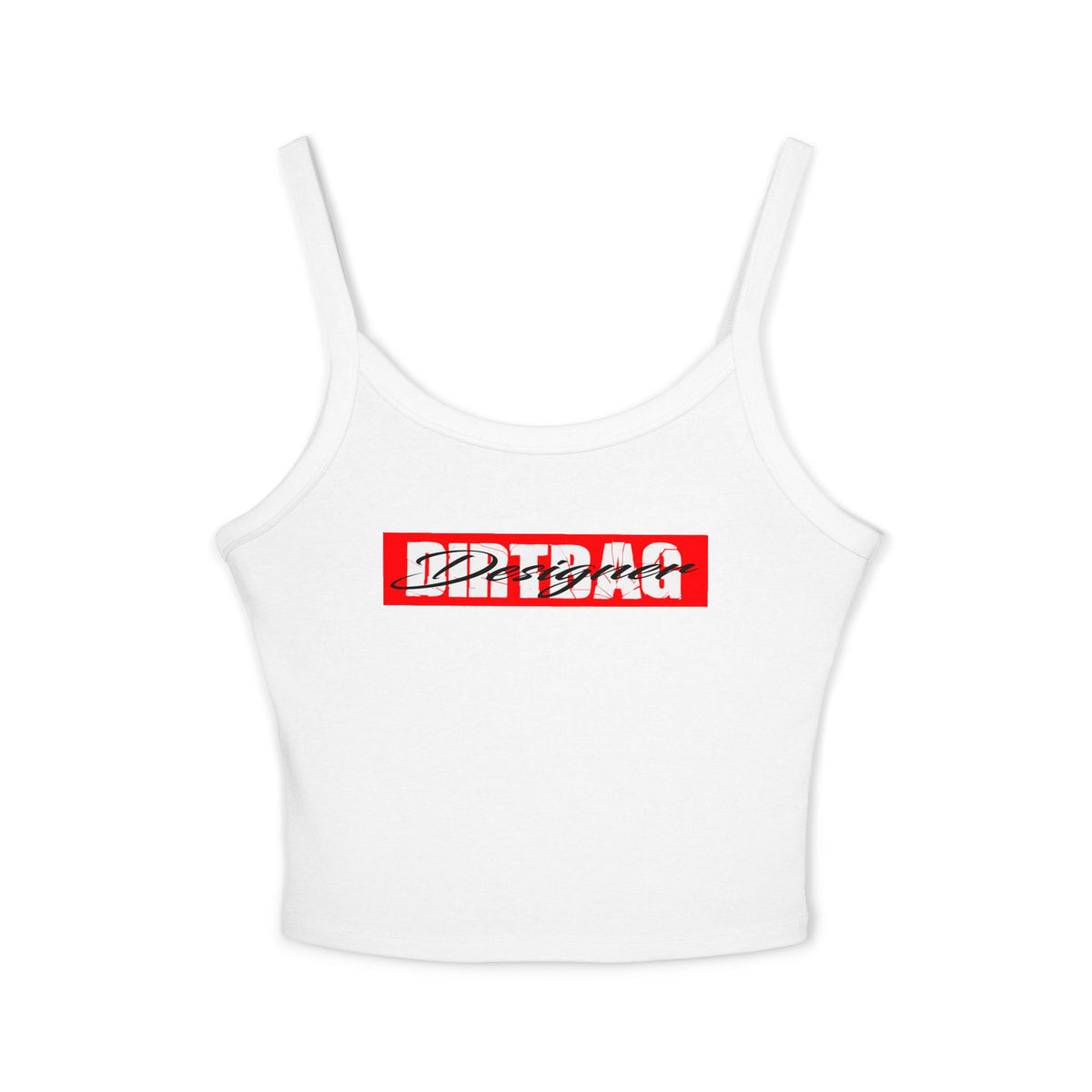 Broken Dirtbag Box Logo Graphic Spaghetti Strap Tank Top