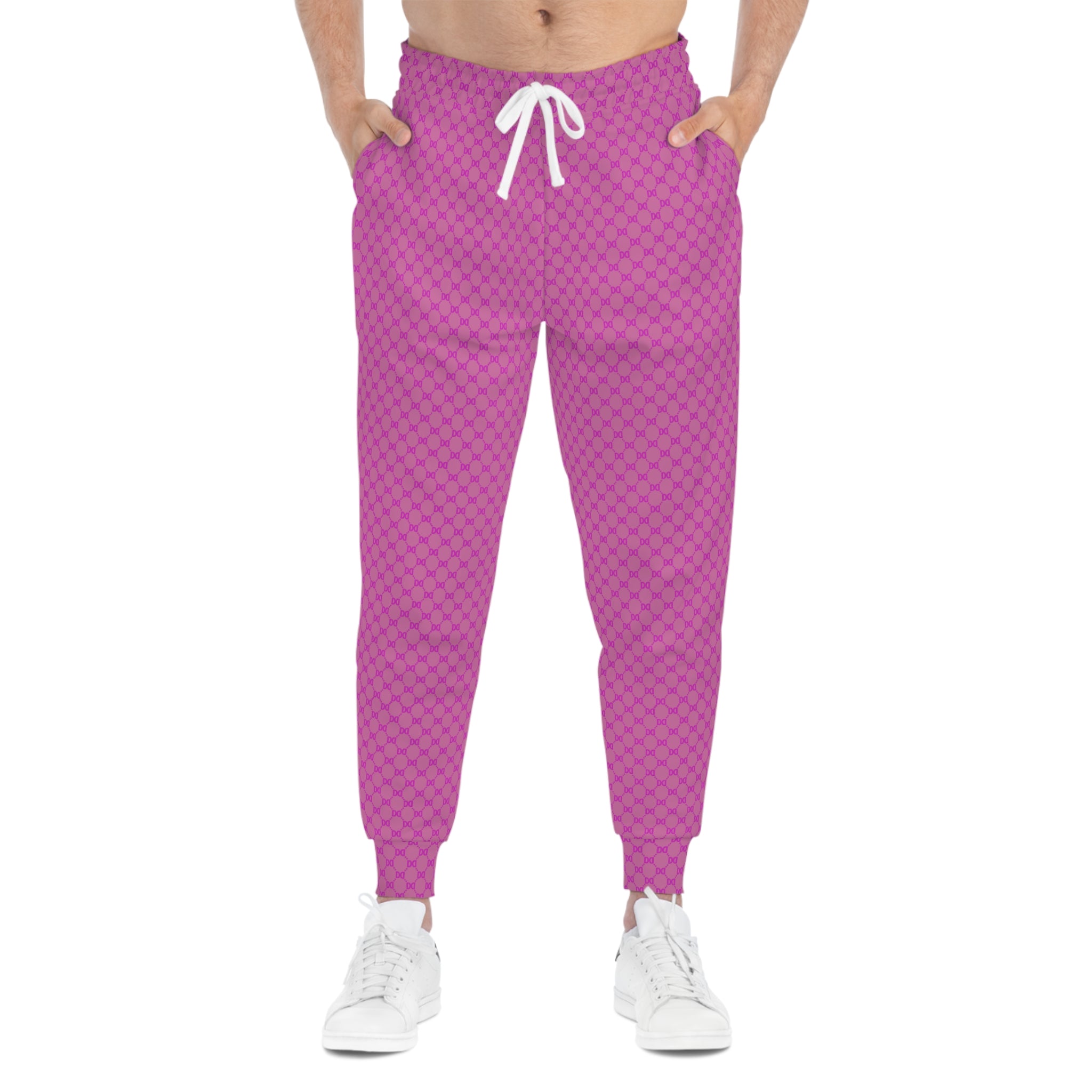 DD Custom Monogram Print Unisex Joggers AOP