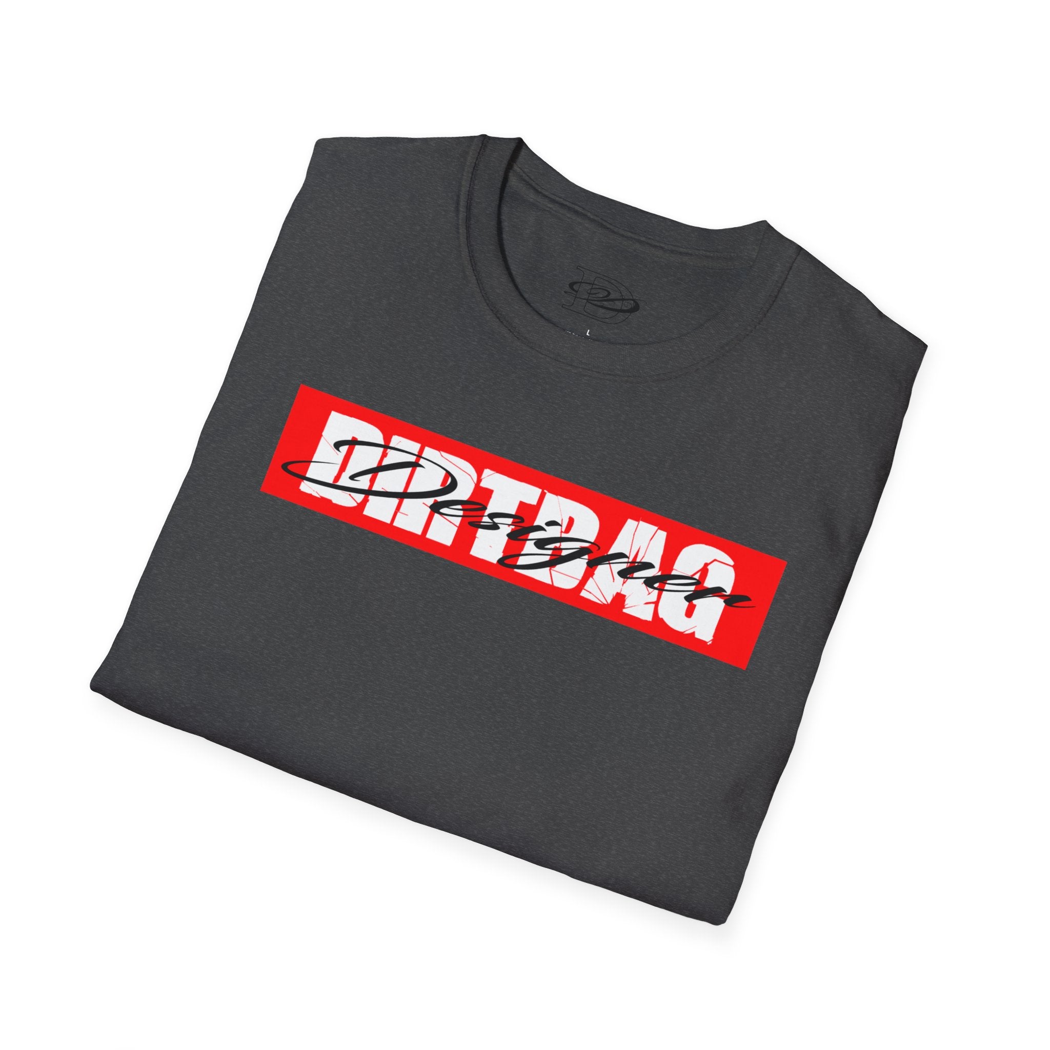 Broken Dirtbag Logo Graphic Unisex Softstyle T-Shirt, Casual Wear, Streetwear, Urban Fashion, Tattoo