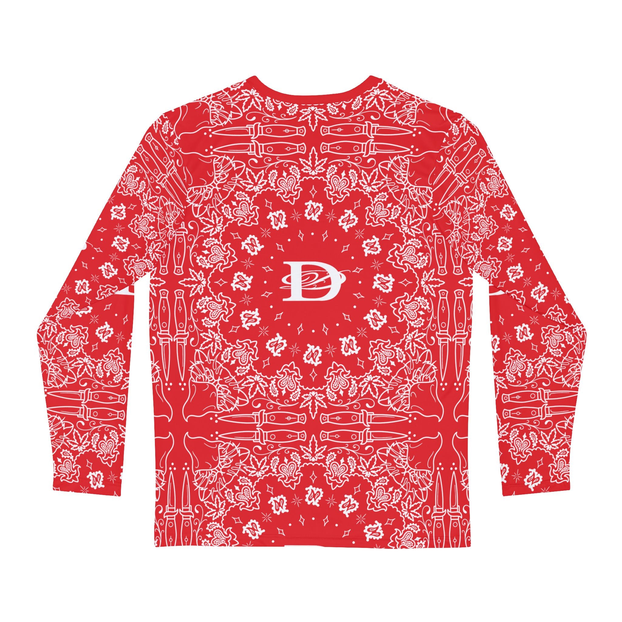 DD Custom Bandana Print Longsleeve T-Shirt AOP
