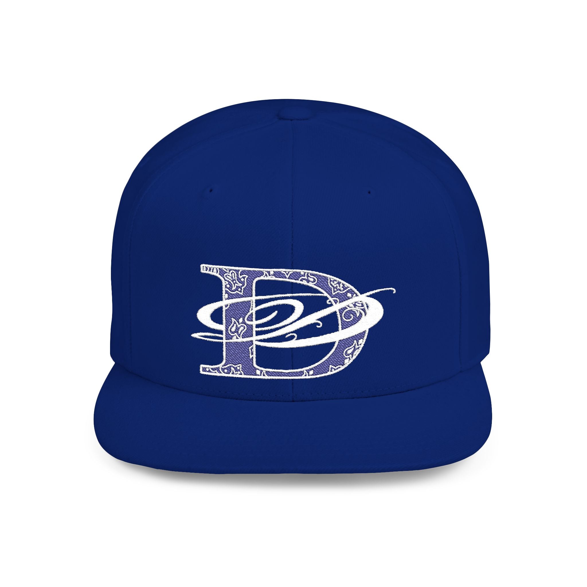 DD Bandana Logo Flat Bill Snapback Cap