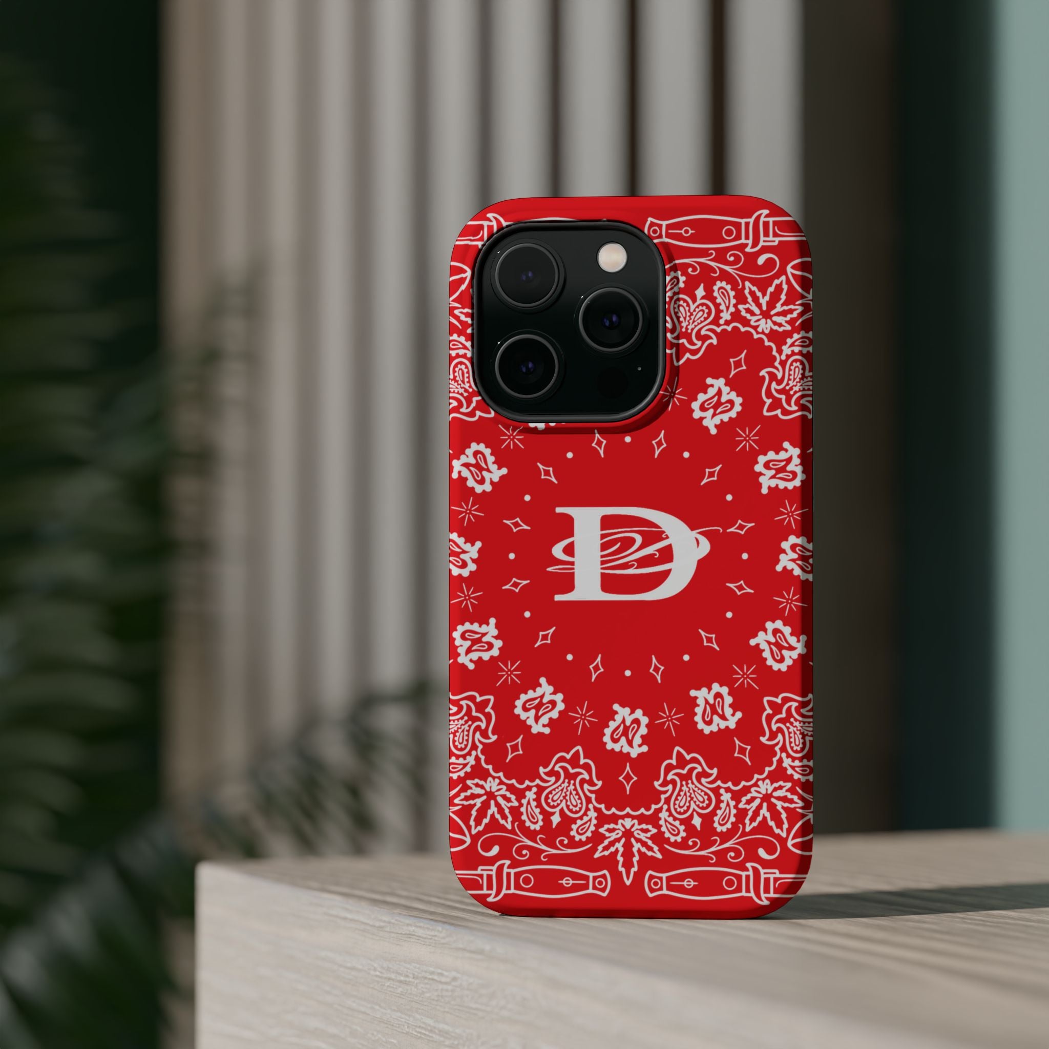 DD Custom Bandana Print Magnetic iPhone Case