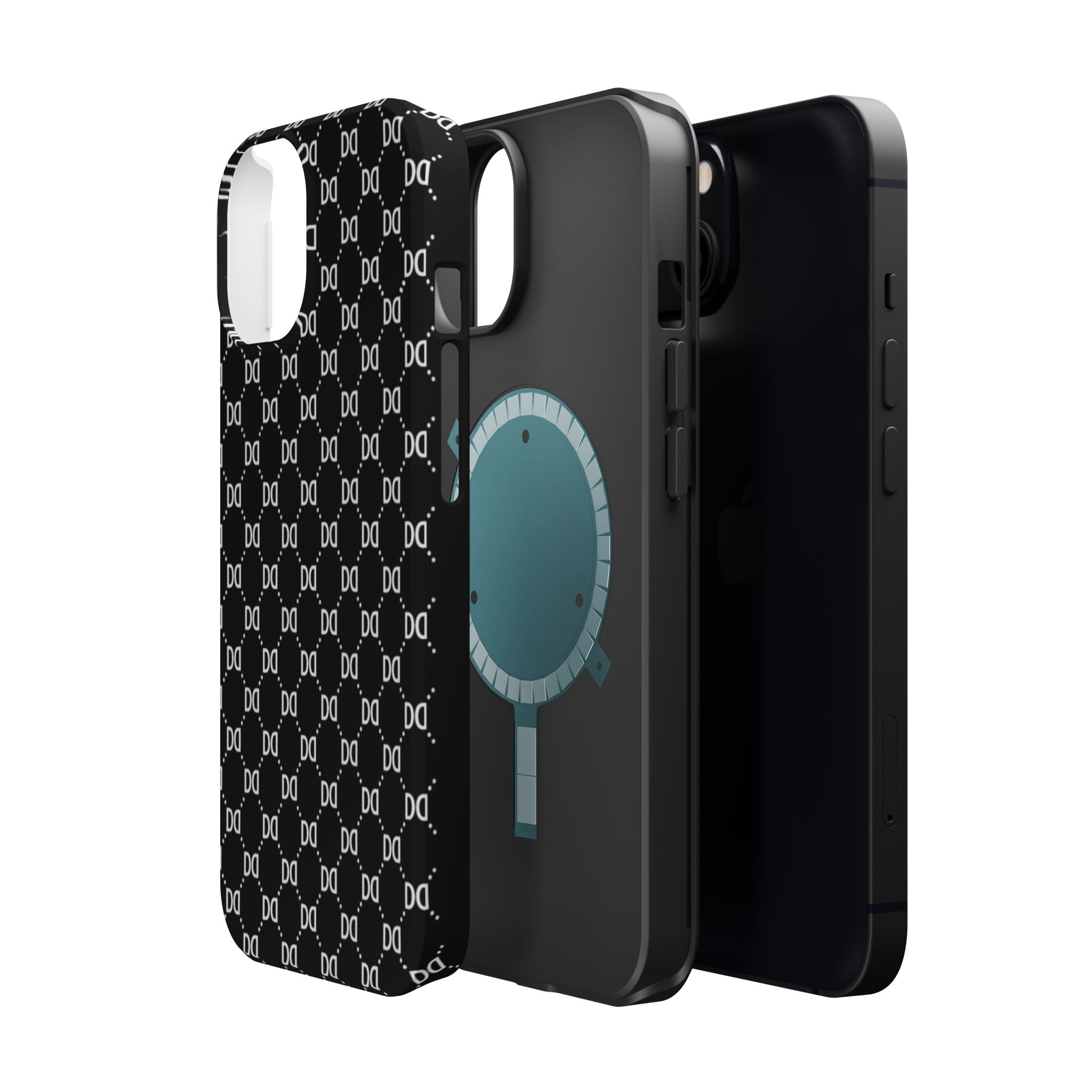 DD Monogram Pattern Magnetic Phone Case