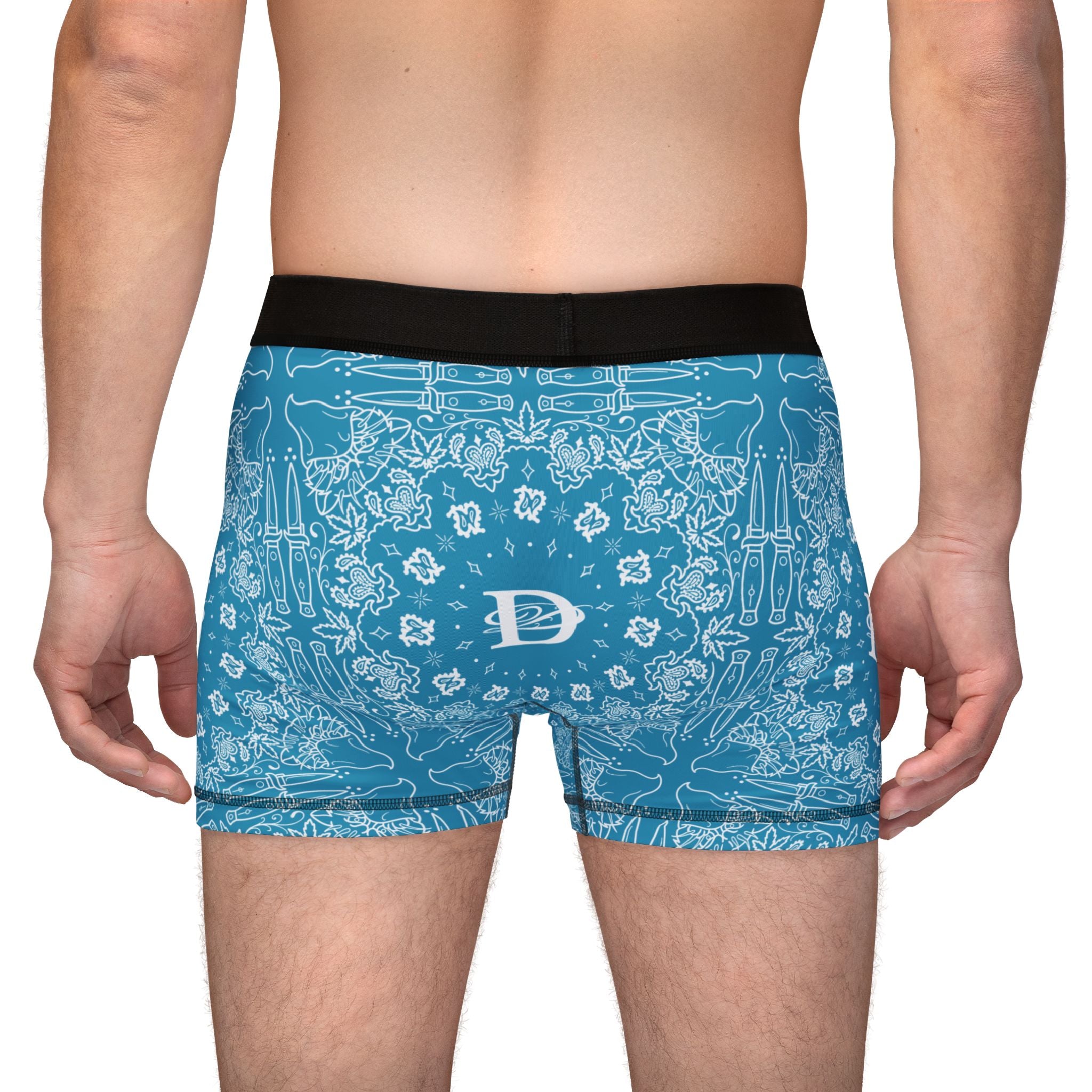 DD Custom Bandana Print Men's Boxers AOP