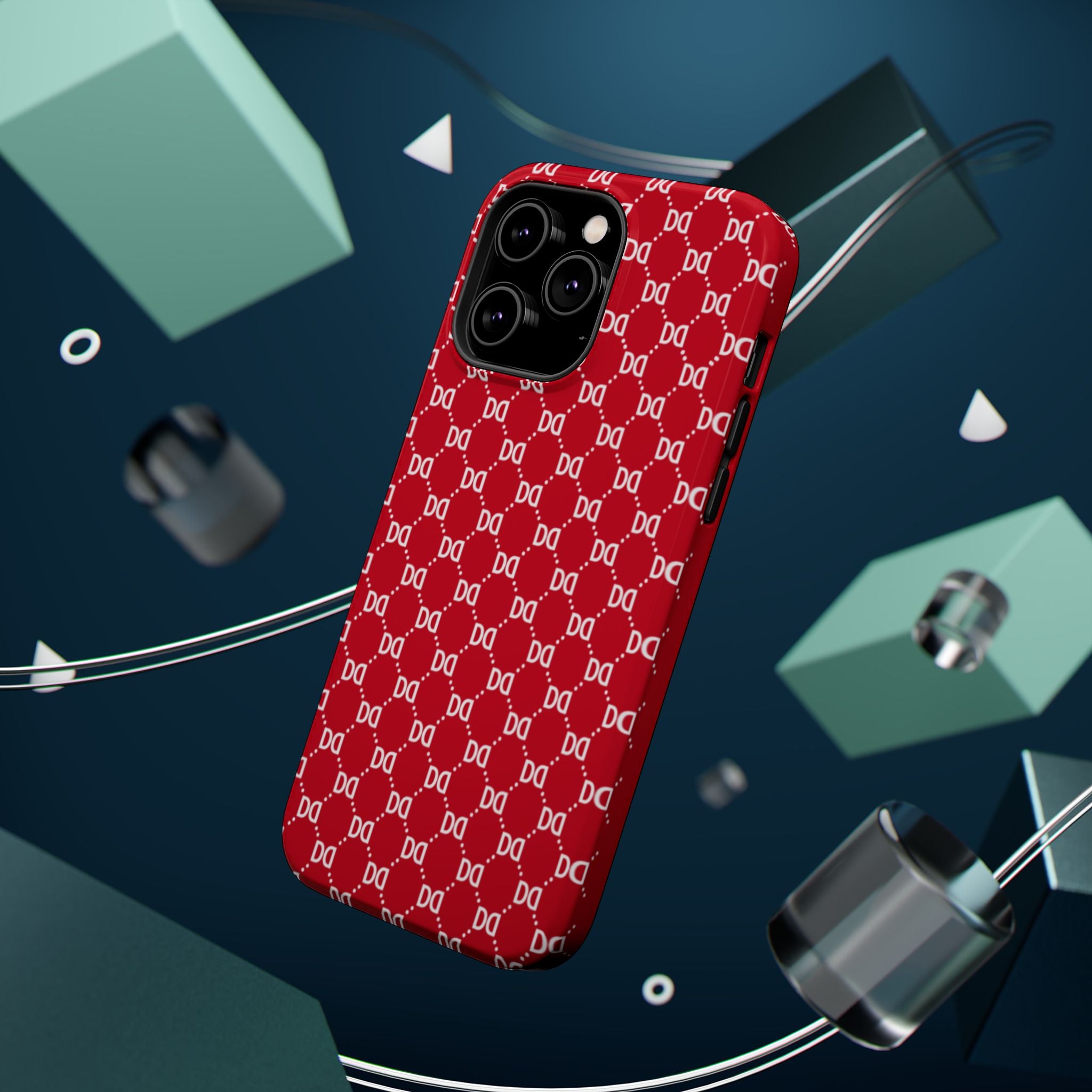 DD Monogram Pattern Magnetic Phone Case