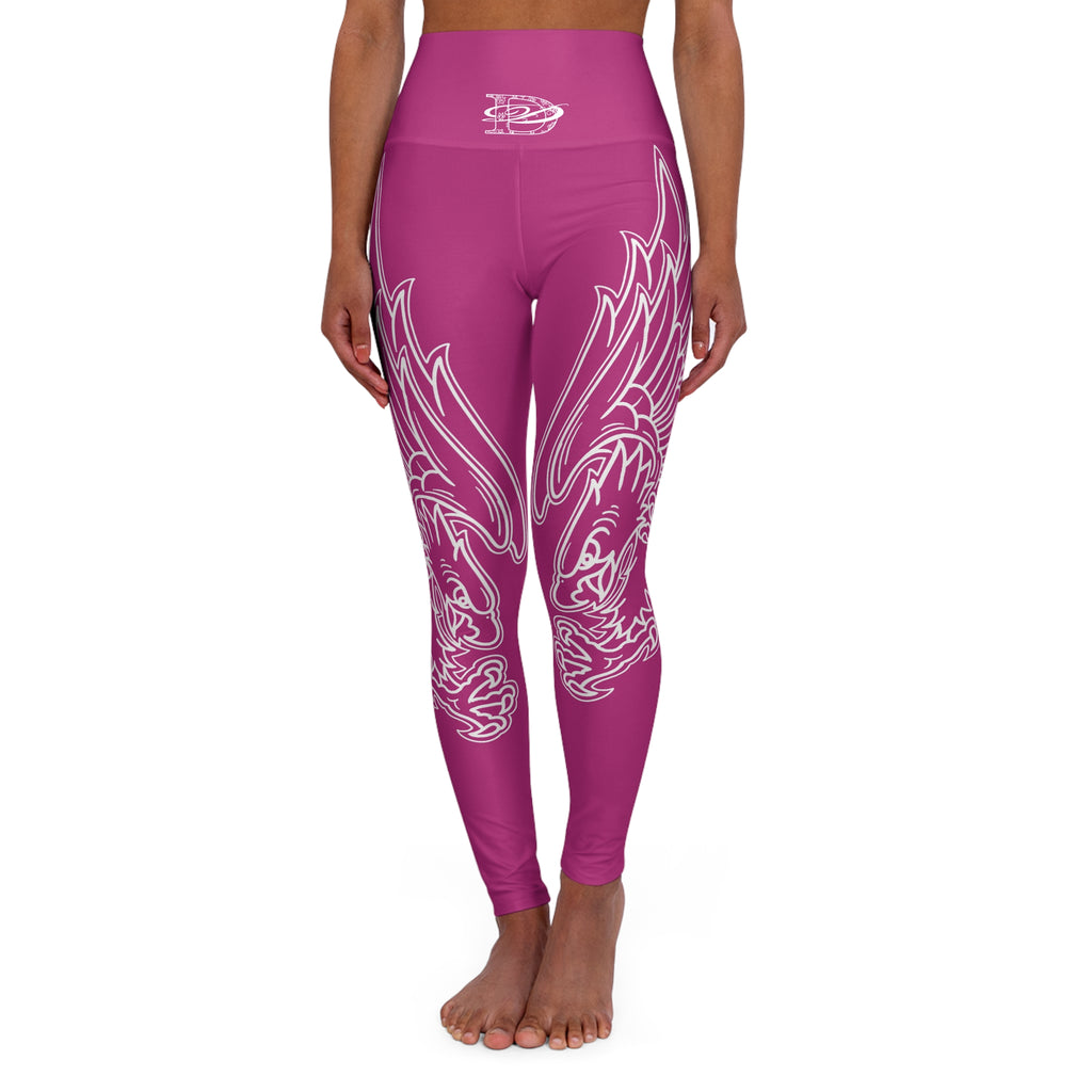 Diving Eagle Women's High Waisted Leggings AOP