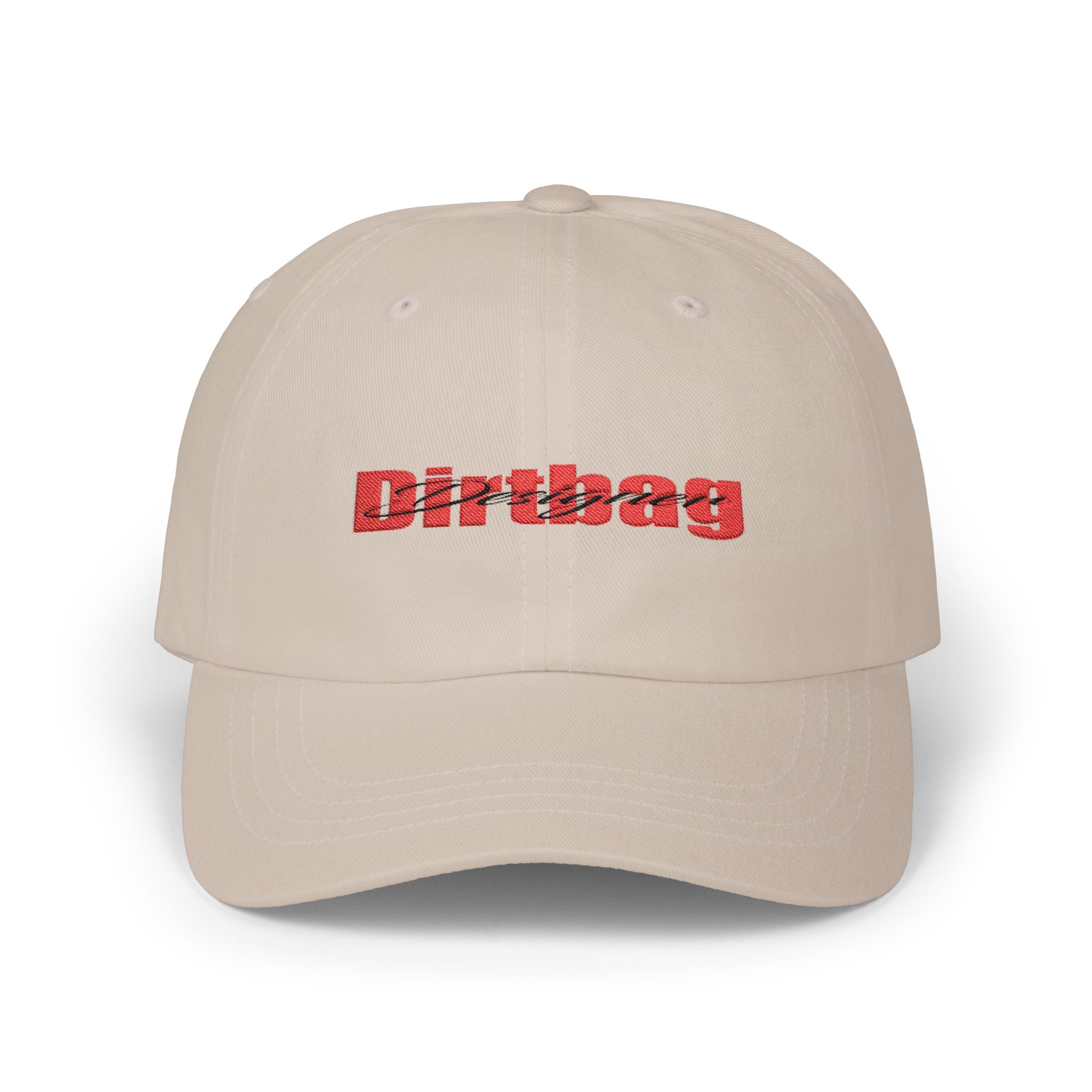 Designer Dirtbag Logo Embroidered Dad Hat