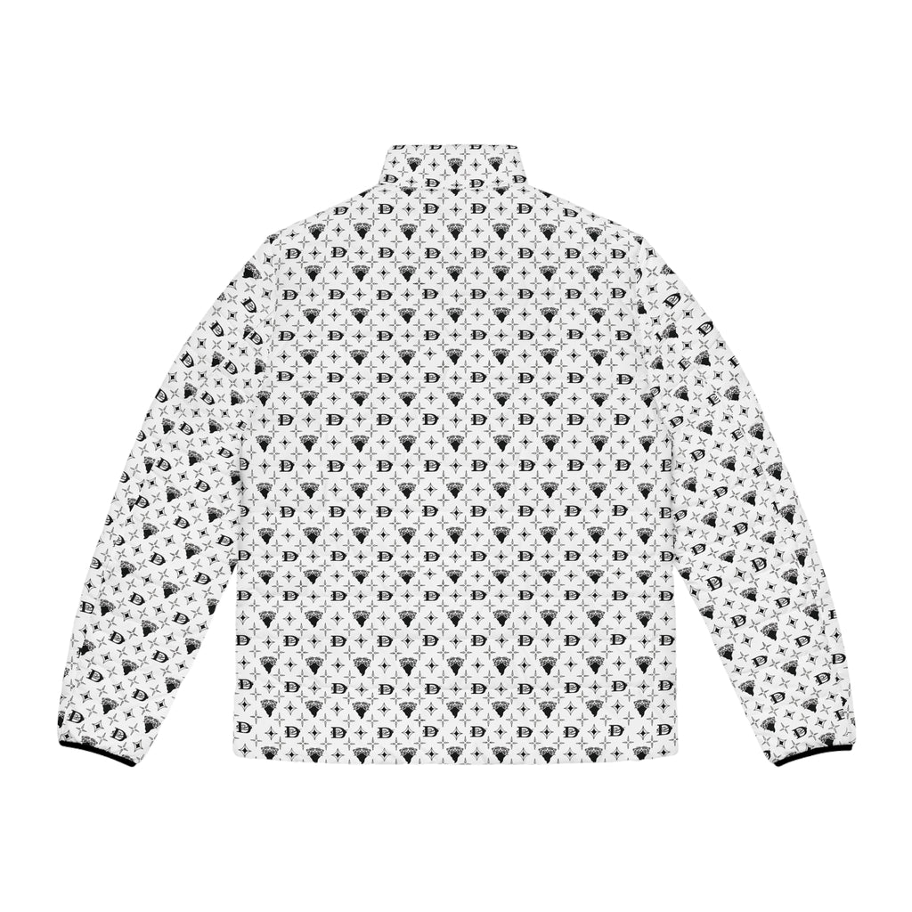 Bandito Panther Custom Monogram Print Men's Puffer Jacket Outerwear AOP