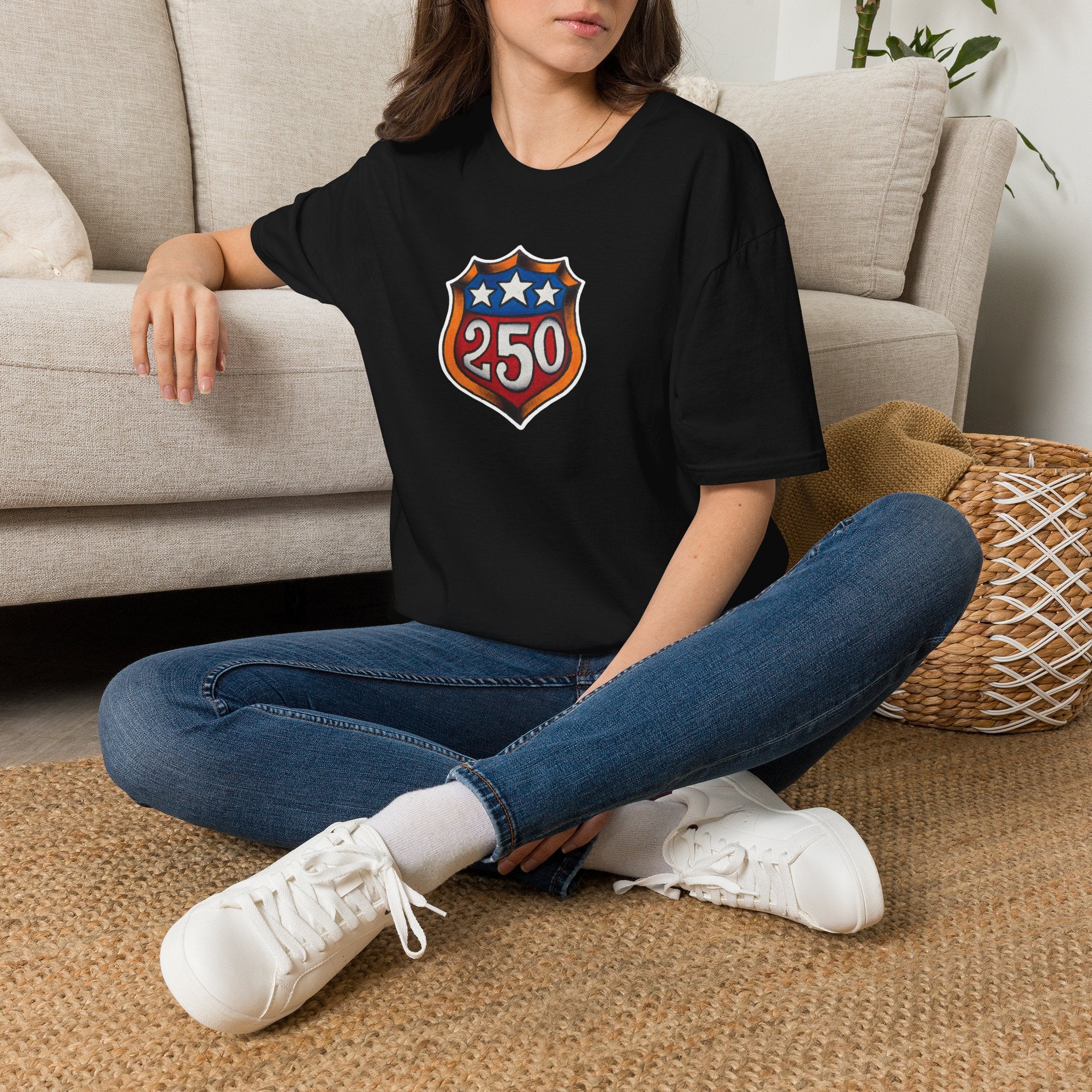 250th Anniversery Shield Tattoo Unisex Softstyle T-Shirt