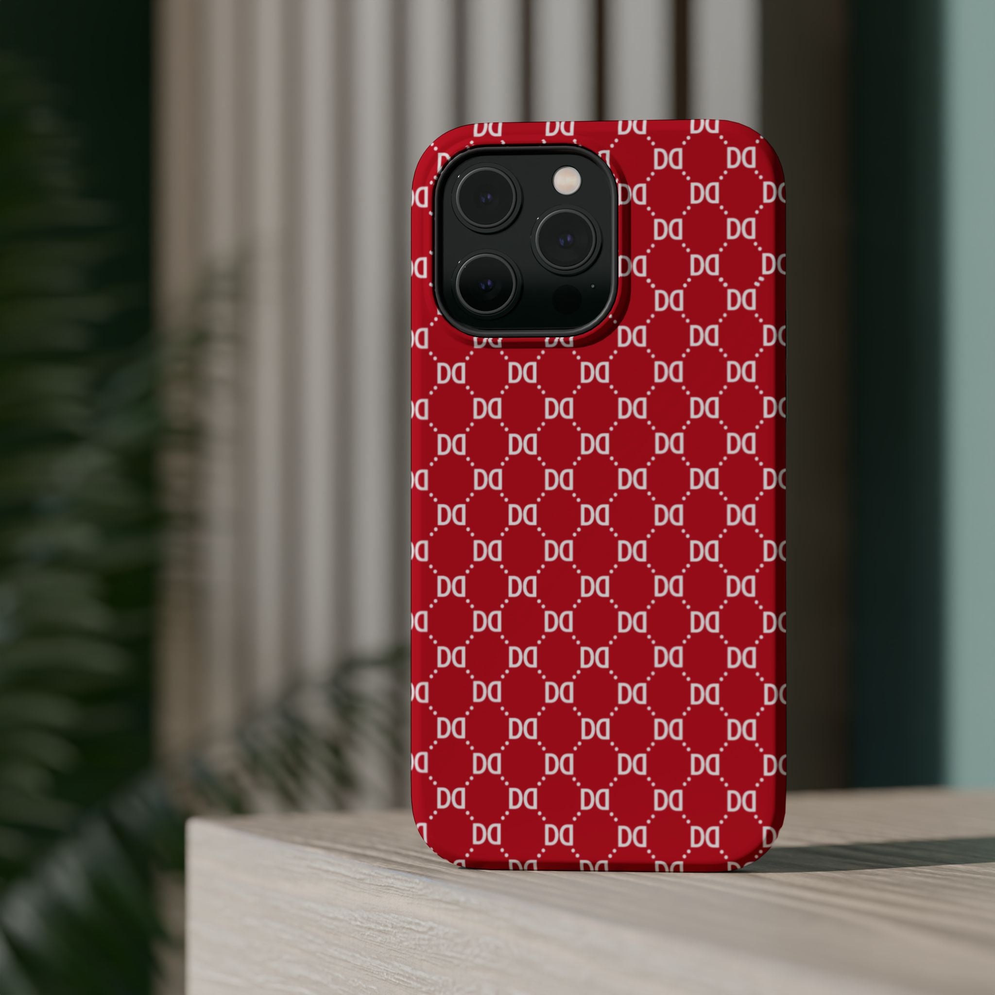 DD Monogram Pattern Magnetic Phone Case