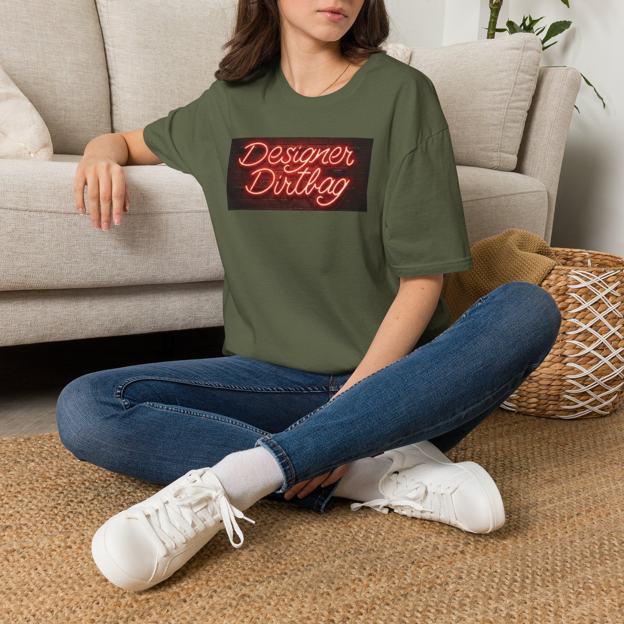 DD Neon Sign Softstyle Unisex T-Shirt